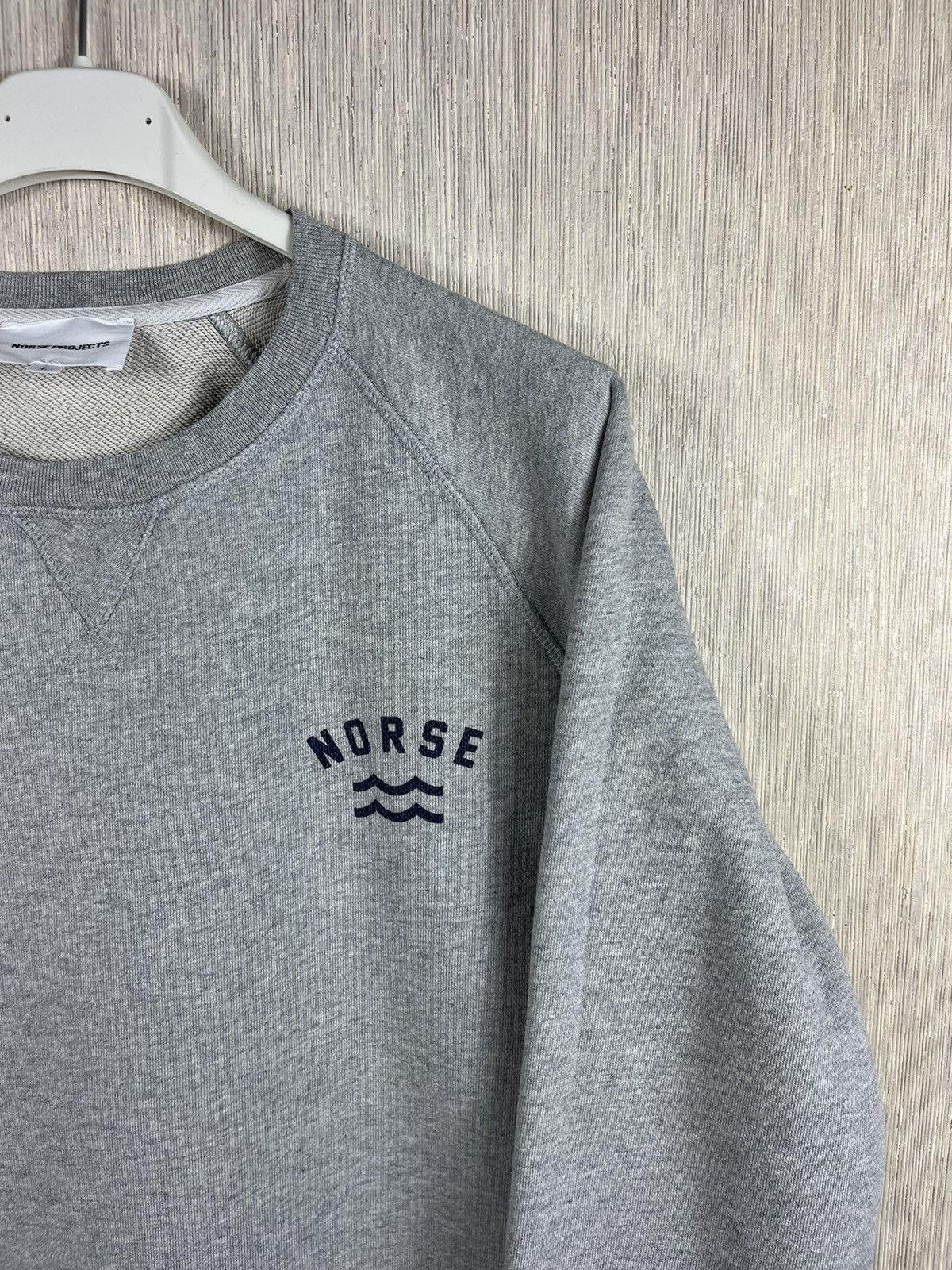 Designer × Norse Projects Norse Projects Ketel Ivy Wave logo sweatshirt crewneck basic Size US L / EU 52-54 / 3 - 4 Thumbnail