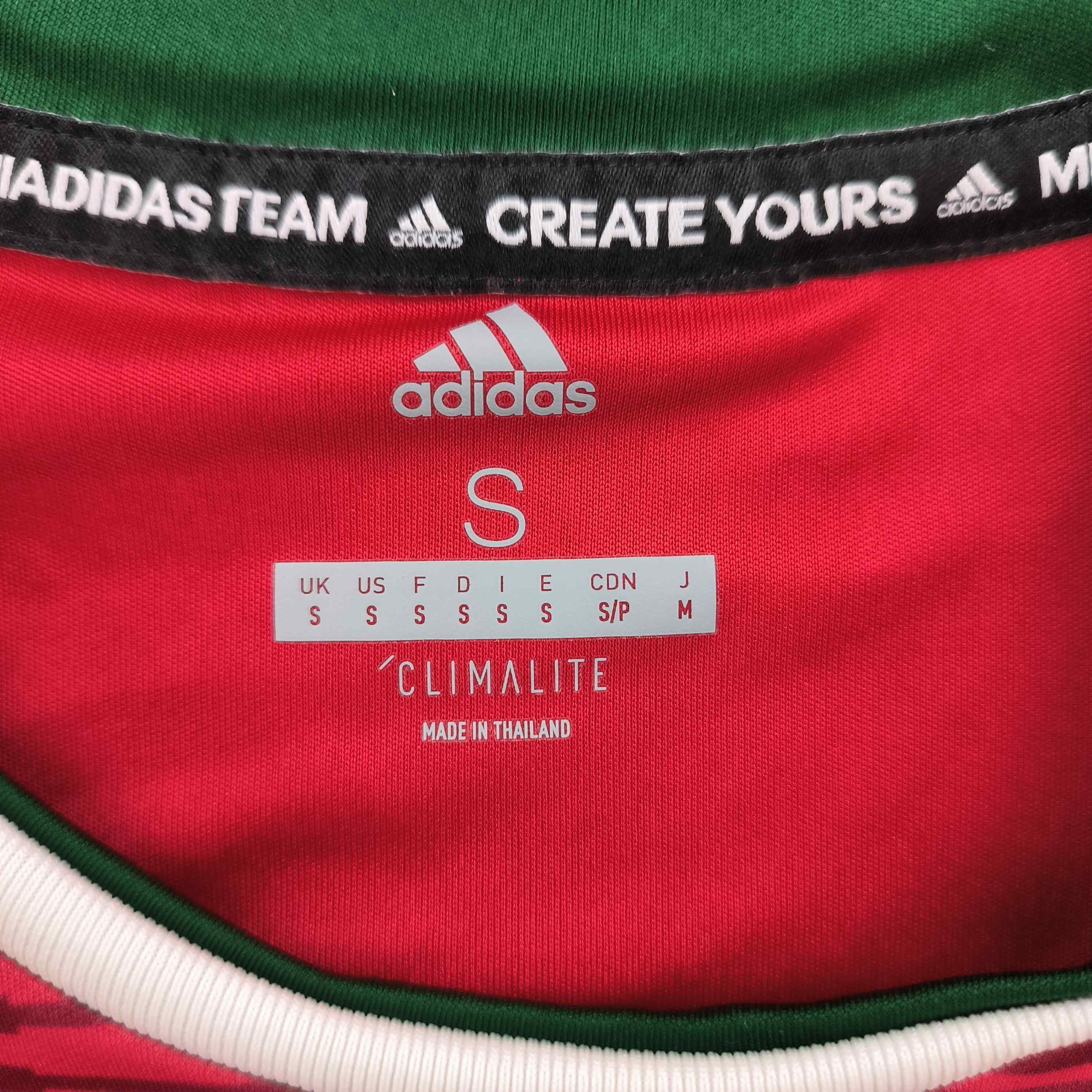 Adidas Hungary 2018-20 Adidas home football jersey shirt size S Size US S / EU 44-46 / 1 - 4 Thumbnail