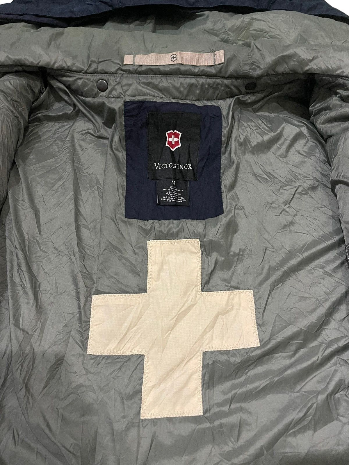 Victorinox × Vintage Y2k Vintage Victorinox Cross Multi-Pocket Trench Jacket Size US M / EU 48-50 / 2 - 22 Thumbnail