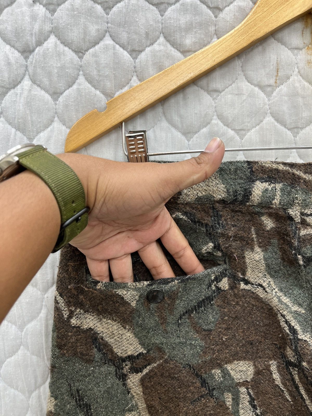 The North Face × Vintage 🔥🔥🔥STEALS VTG THE NORTH FACE CAMO WOOL PANTS Size US 34 / EU 50 - 9 Thumbnail