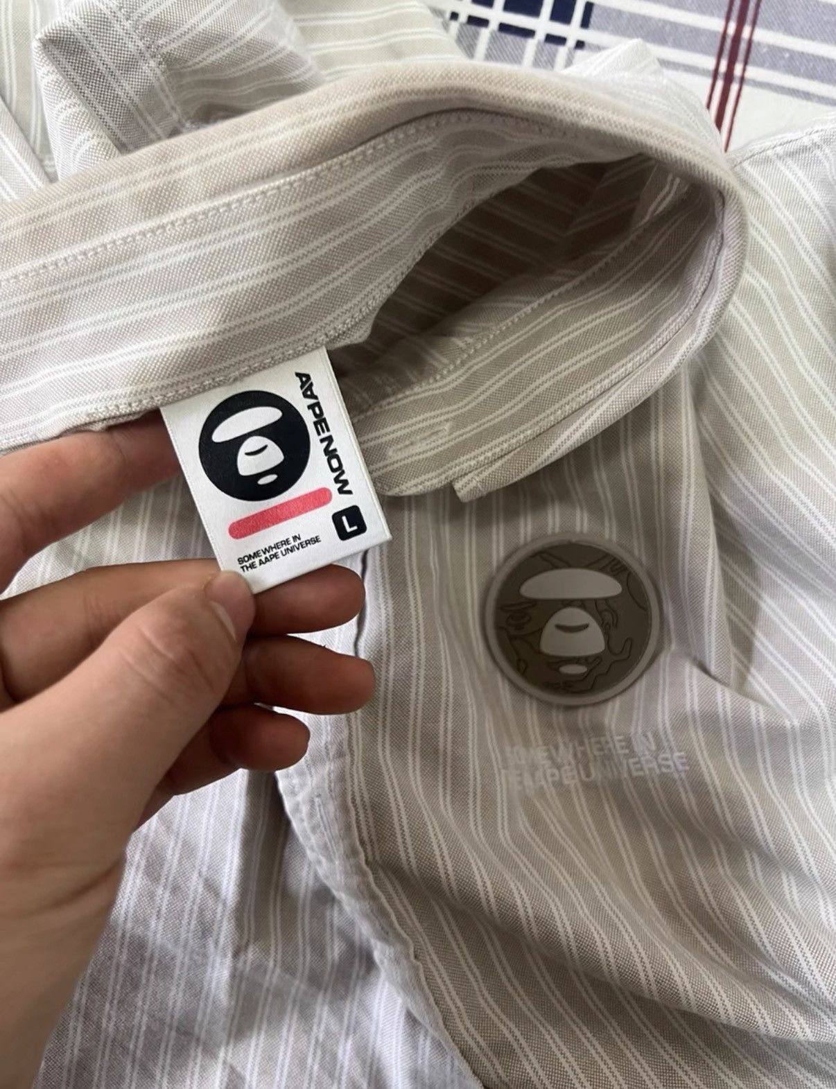 Bape Bape OG Nigo Era Long-Sleeve Striped Shirt Size US L / EU 52-54 / 3 - 2 Thumbnail