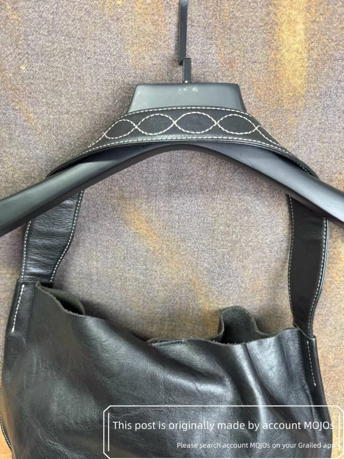 Yohji Yamamoto Yohji Yamamoto 2in1 Leather Shoulder Bag mojos63663 Size ONE SIZE - 6 Thumbnail