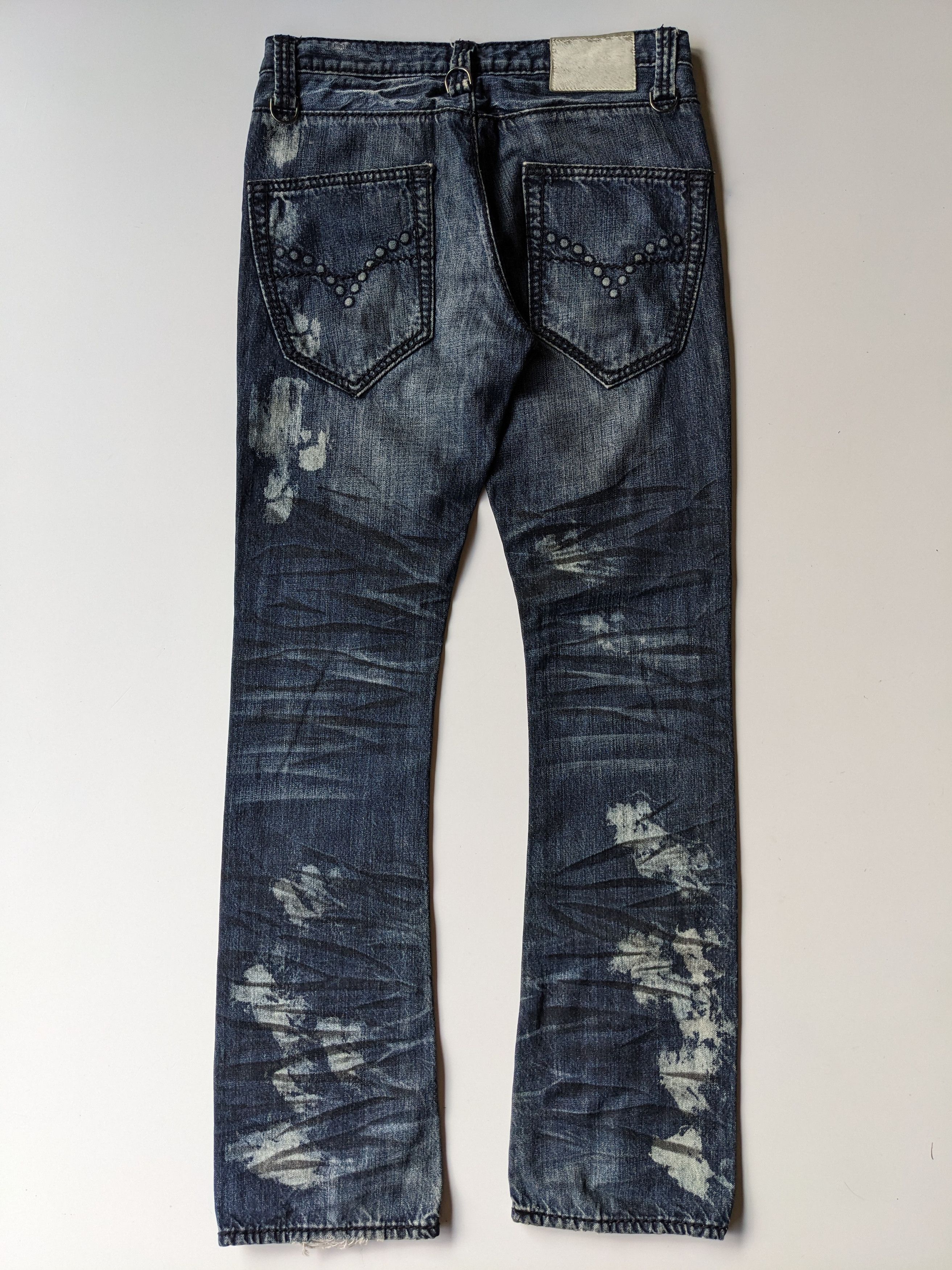 If Six Was Nine × Japanese Brand × Le Grande Bleu (L.G.B.) Japanese brand like L.G.B clawmark bleach flare Size US 32 / EU 48 - 2 Thumbnail