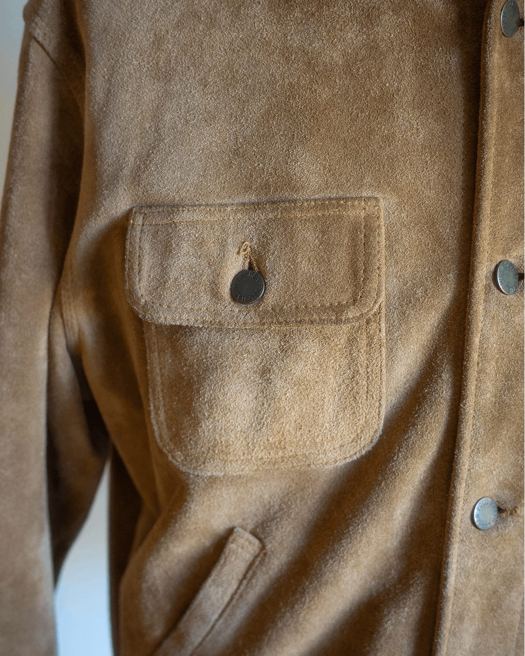 Polo Ralph Lauren 80s Dungarees Suede Jacket Size US M / EU 48-50 / 2 - 3 Thumbnail