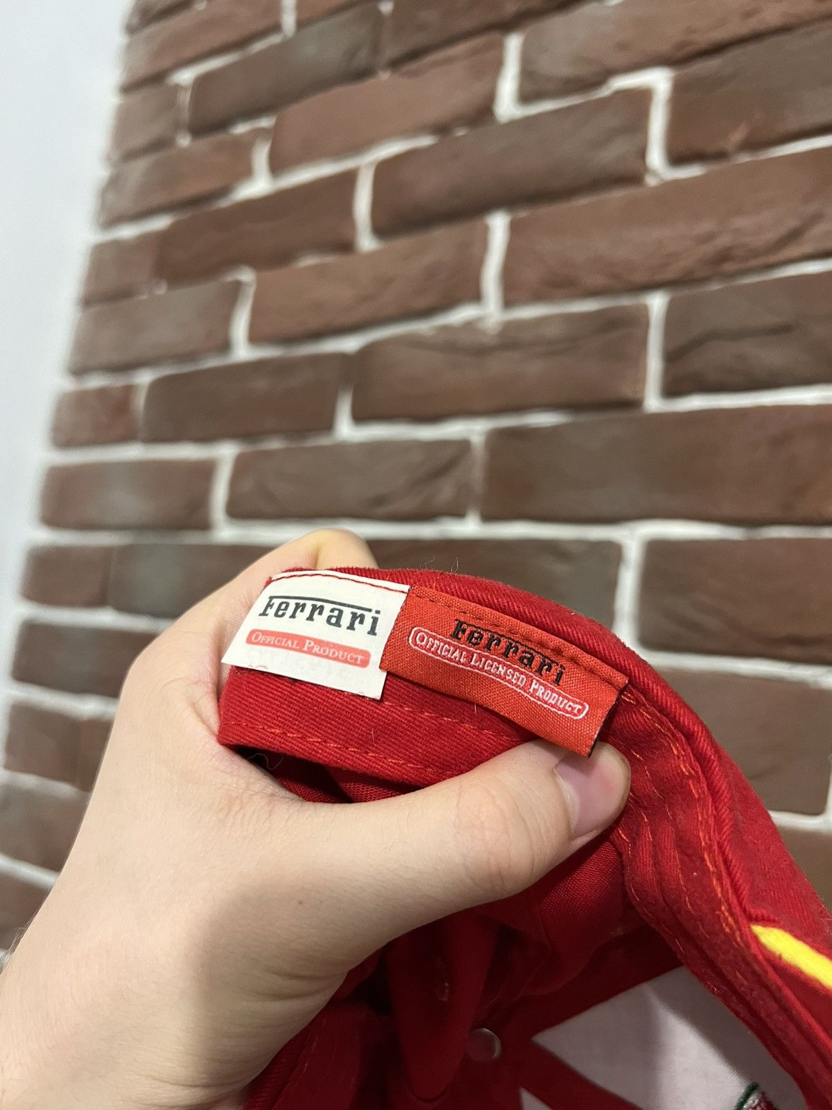 Vintage Rare Vintage Ferrari Racing Flames Y2k Drip Hat Cap Motor Size ONE SIZE - 5 Thumbnail