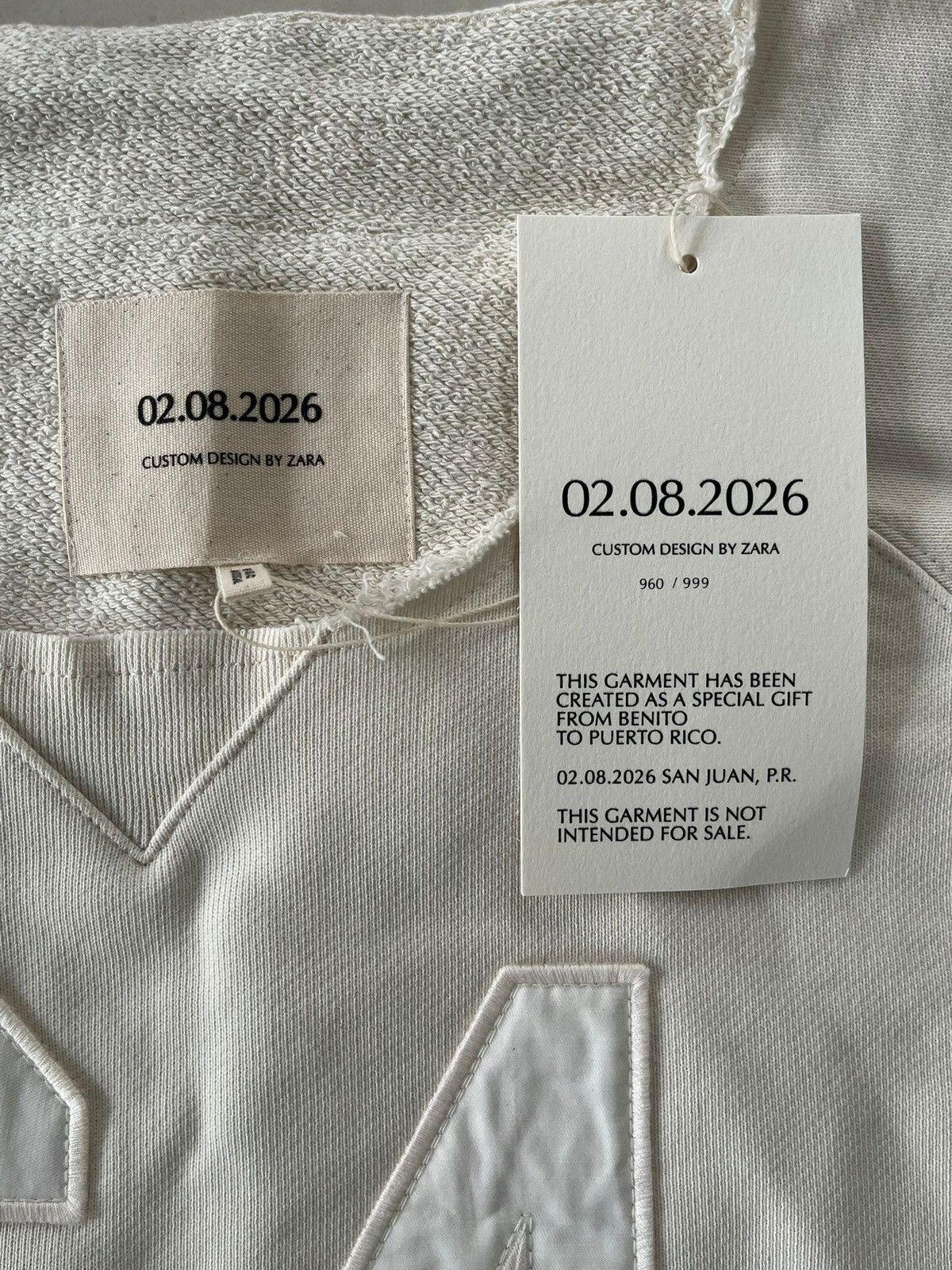 Zara Bad Bunny Super Bowl Limited Ultra Rare / Not Sold in Stores Size US L / EU 52-54 / 3 - 4 Thumbnail