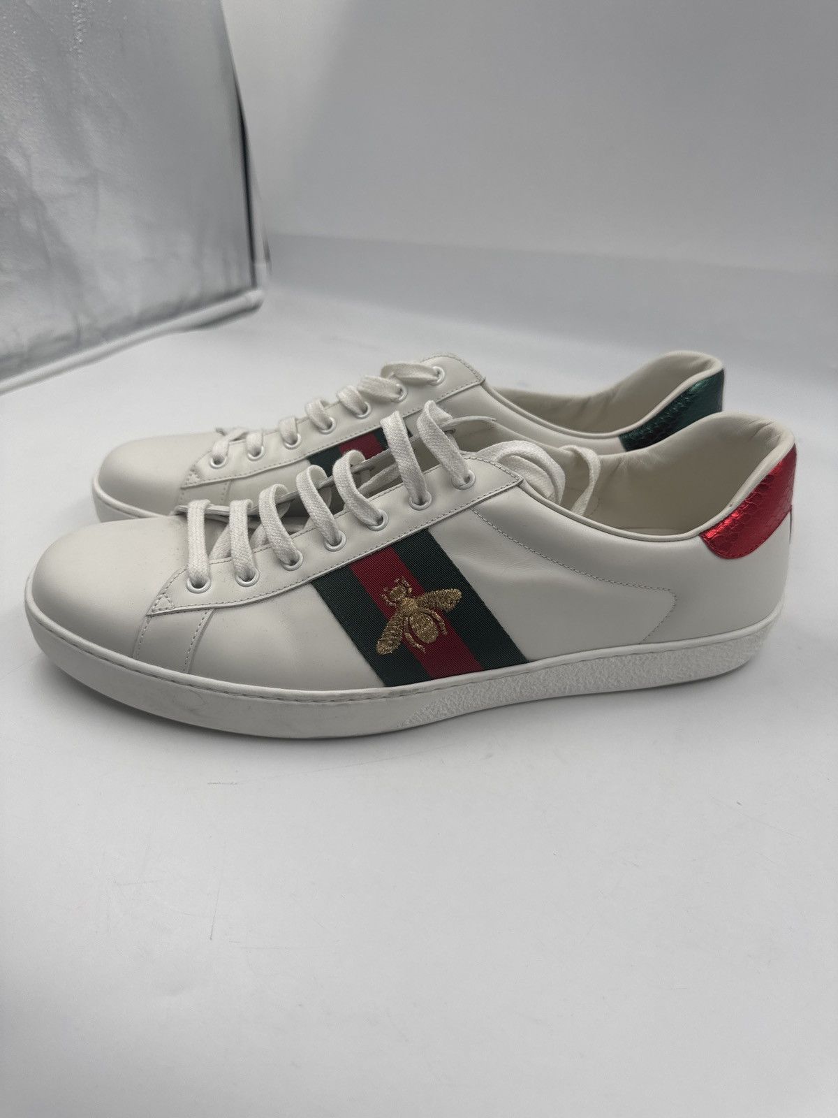 Gucci Ace Embroidered Low-Top Sneakers