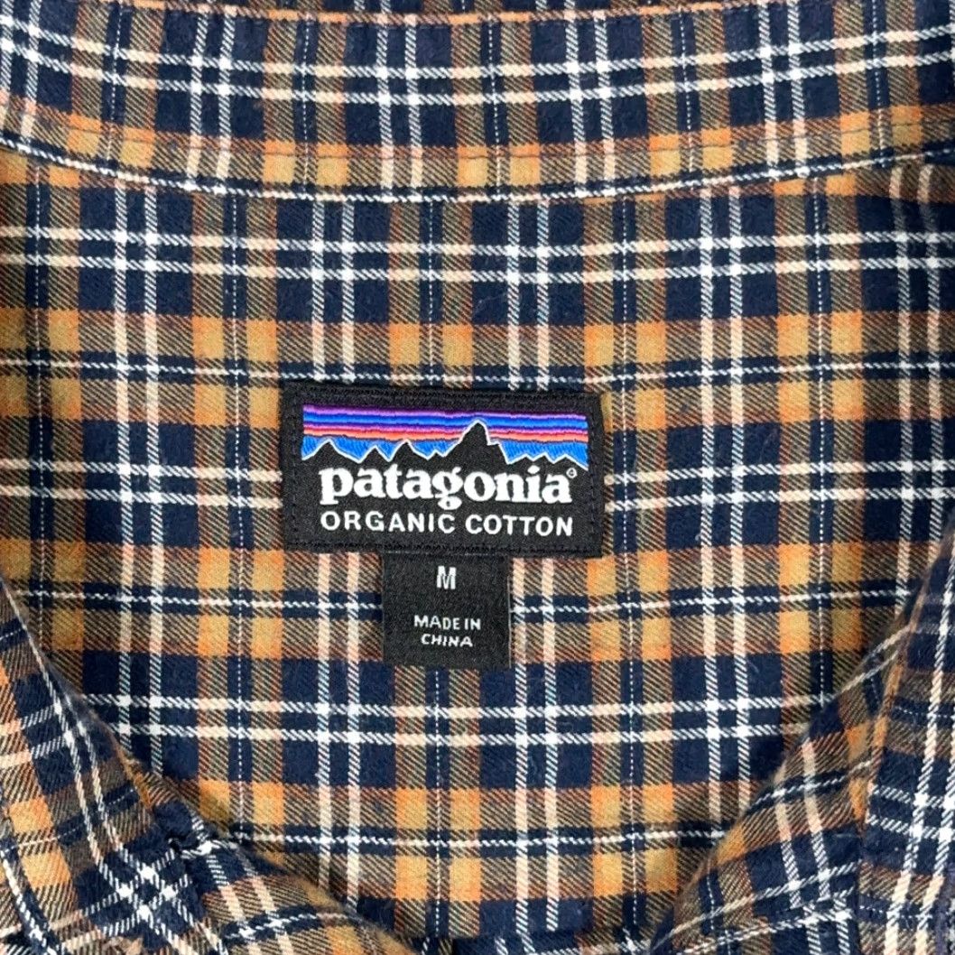 Patagonia Patagonia Shirt Adult MEDIUM Brown Blue Plaid Flannel Organic Cotton Outdoor Size US M / EU 48-50 / 2 - 4 Thumbnail