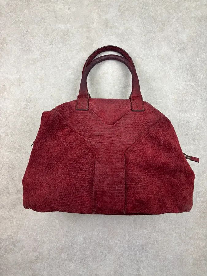 Yves Saint Laurent AW2009 Yves Saint Laurent Bordeaux Leather Handle Bag Size ONE SIZE - 5 Thumbnail