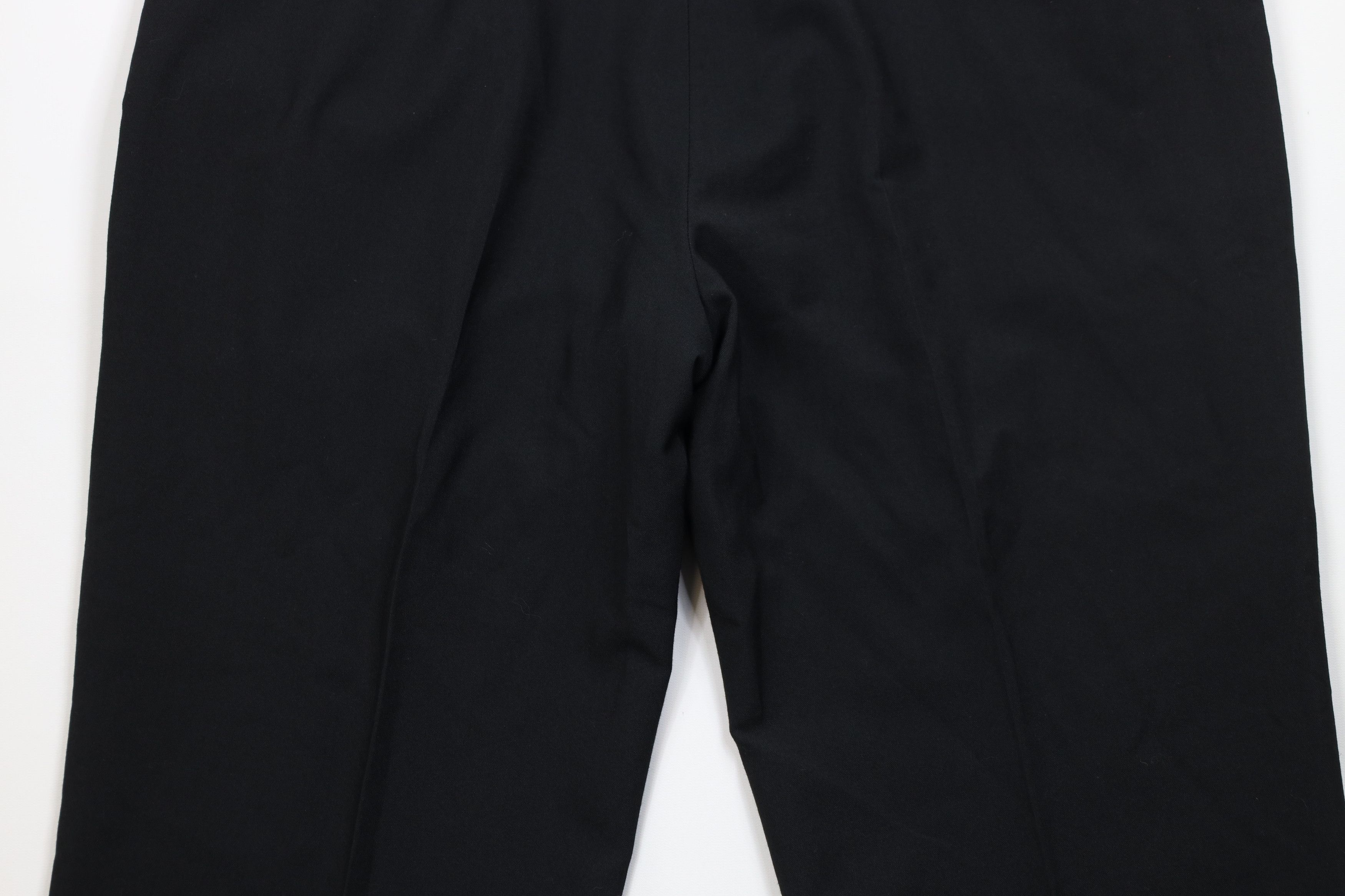 Vintage Vintage 90s Streetwear Flared Wide Leg Chino Pants Black Size US 42 / EU 58 - 11 Thumbnail