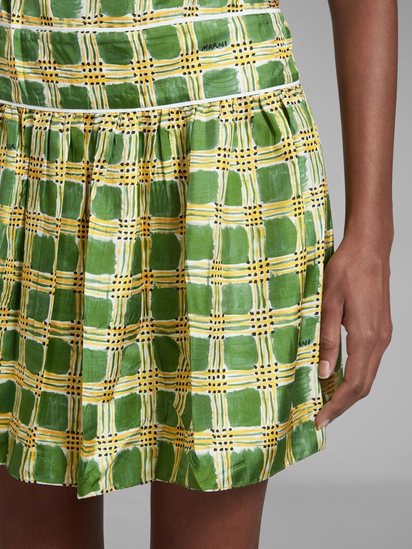 Marni o1w1db10125 Dress in Green Size L / US 10 / IT 46 - 3 Thumbnail