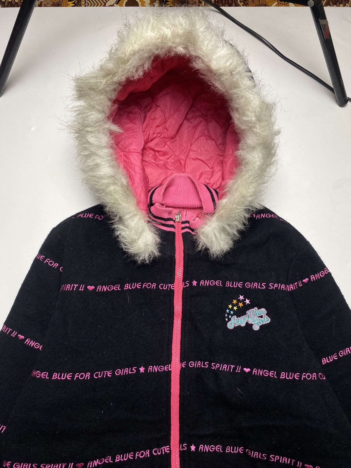 Angel Blue 2000s Angel Blue - Cute Girls Spirit Fur Jacket Size US M / EU 48-50 / 2 - 5 Thumbnail