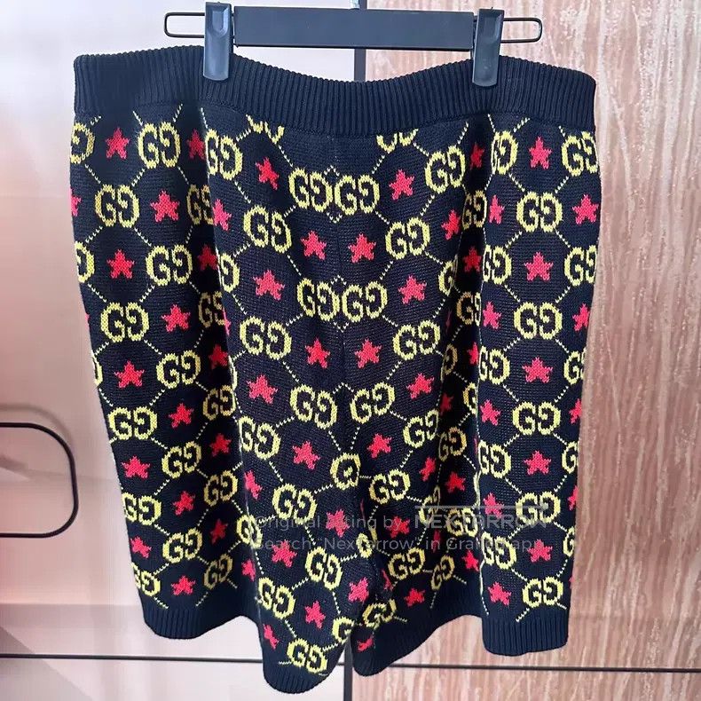 Gucci Gucci Full-print double G knitted shorts Size US 31 - 2 Thumbnail