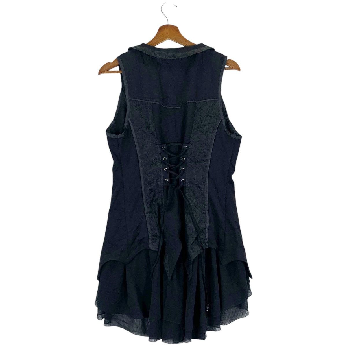 Designer VINTAGE ARCA ET OVIS BAT WING GOTHIC BLACK BLOUSE Size XL / US 12-14 / IT 48-50 - 8 Thumbnail