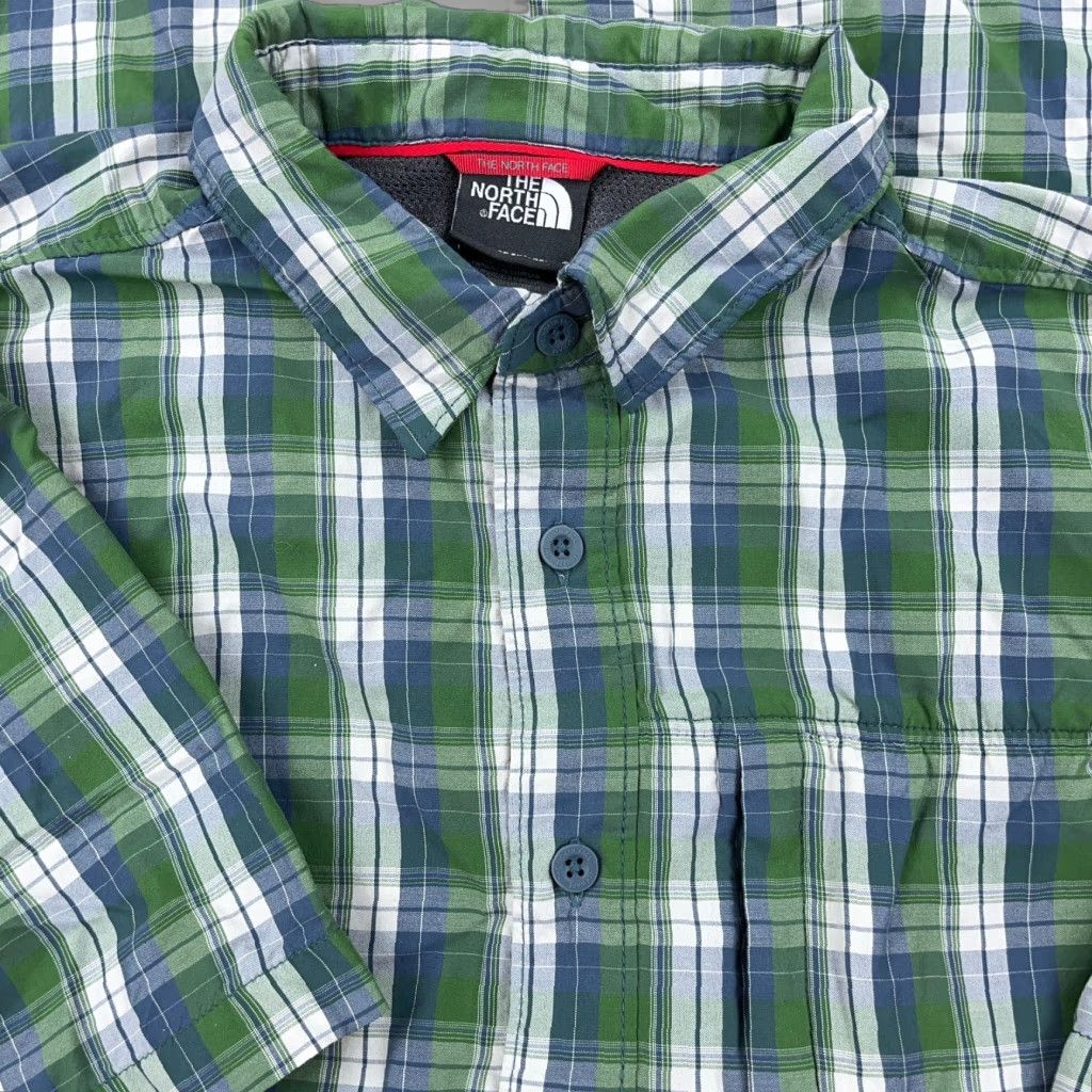The North Face The North Face Shirt Men Medium Green Plaid Button-Up Casual Travel Pocket A74 Size US M / EU 48-50 / 2 - 1 Thumbnail