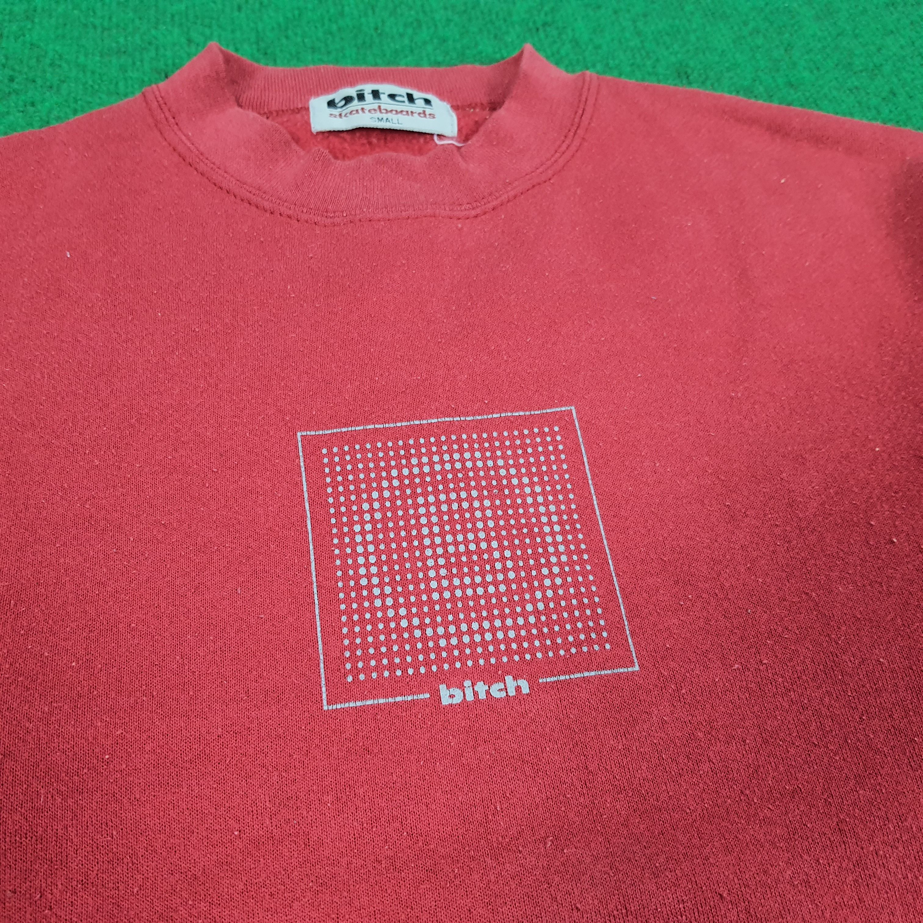 Vintage Vintage BITCH Skateboards Streetwear Sweatshirts Size US XS / EU 42 / 0 - 2 Thumbnail