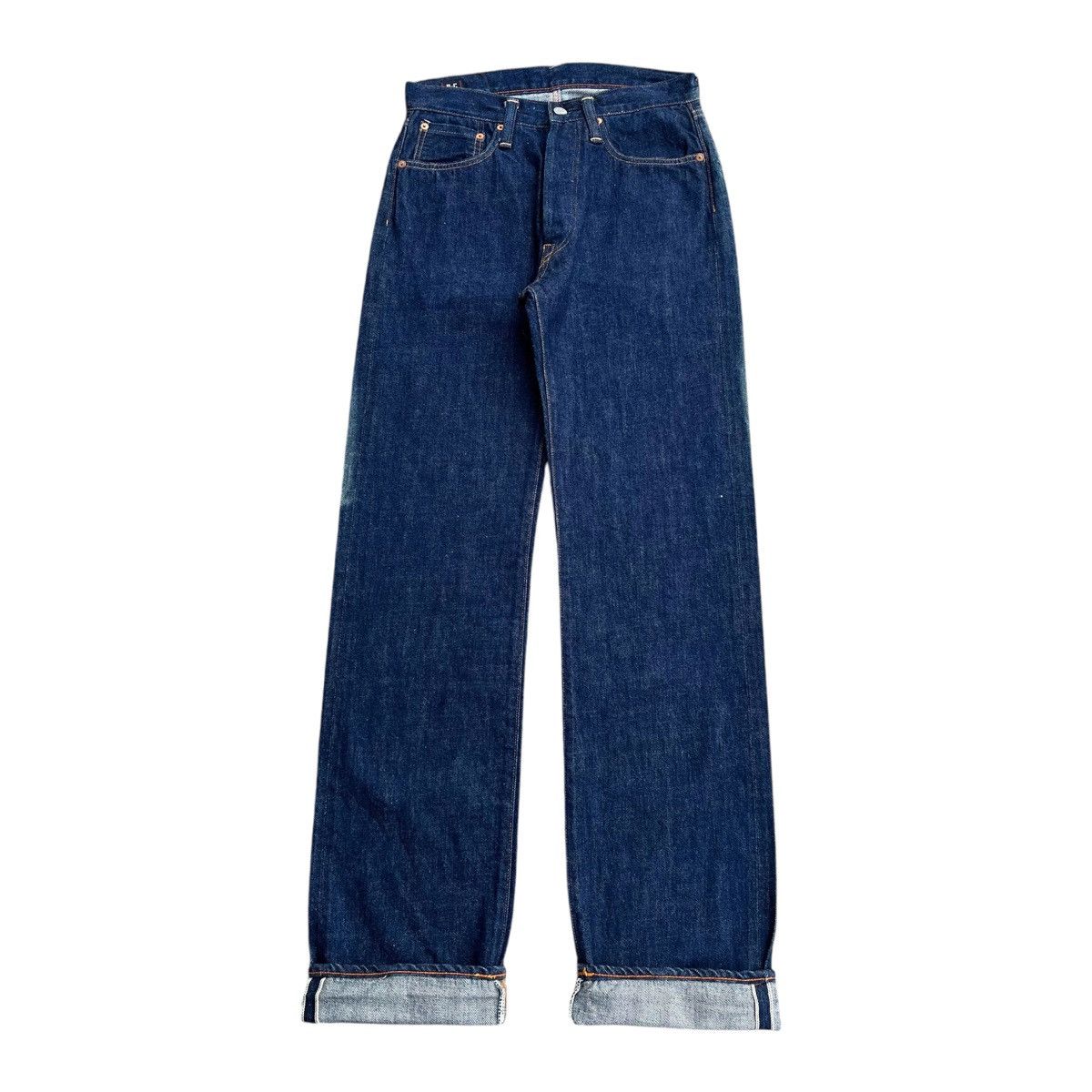 45rpm × Japanese Brand Vintage 45RPM Selvedge Red Line Indigo Denim Pants Size US 29 - 1 Thumbnail
