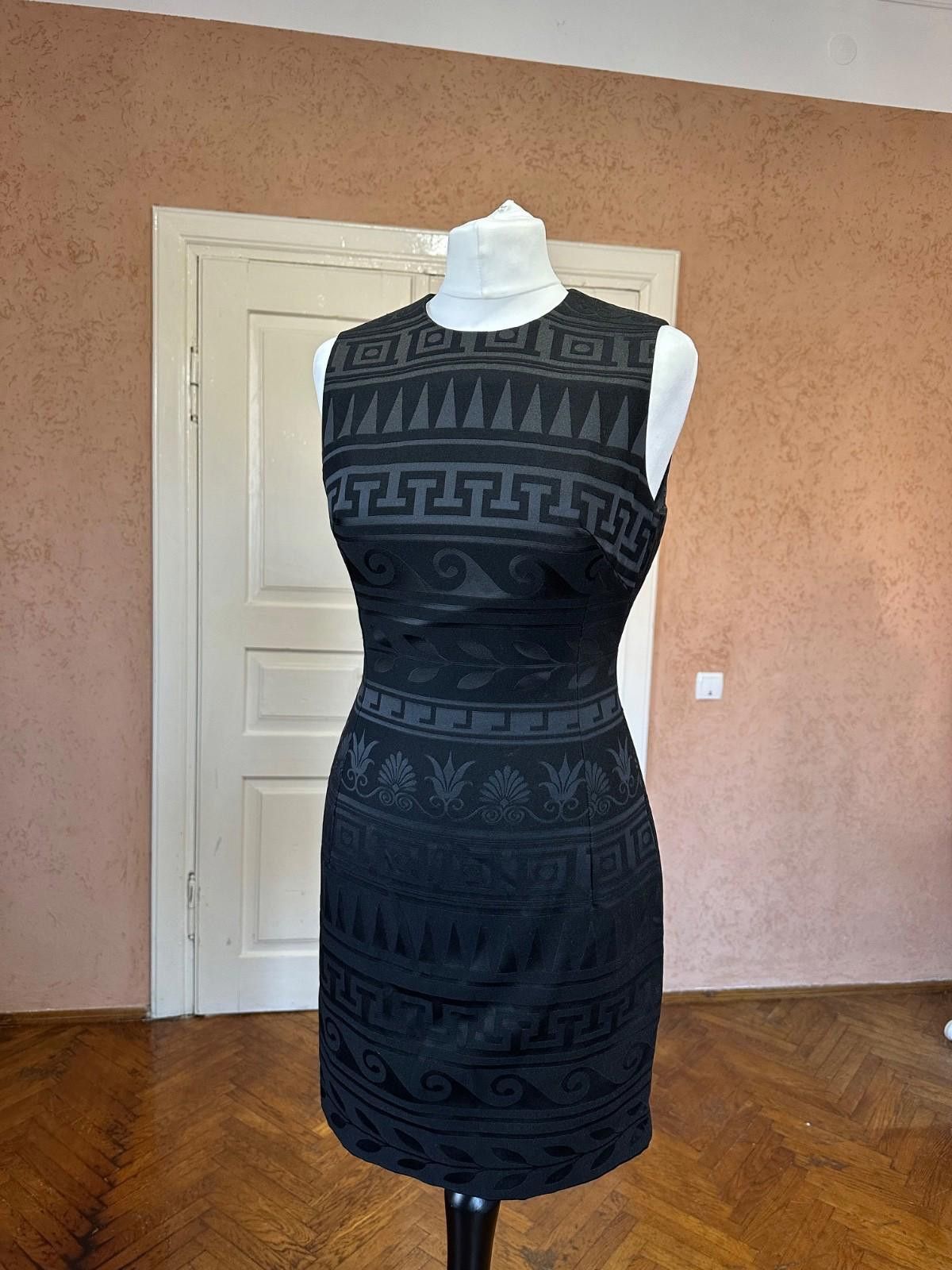 Versace Versace Abito Donna Tessuto Tonal Printed Sheath Dress Size S / US 4 / IT 40 - 1 Thumbnail