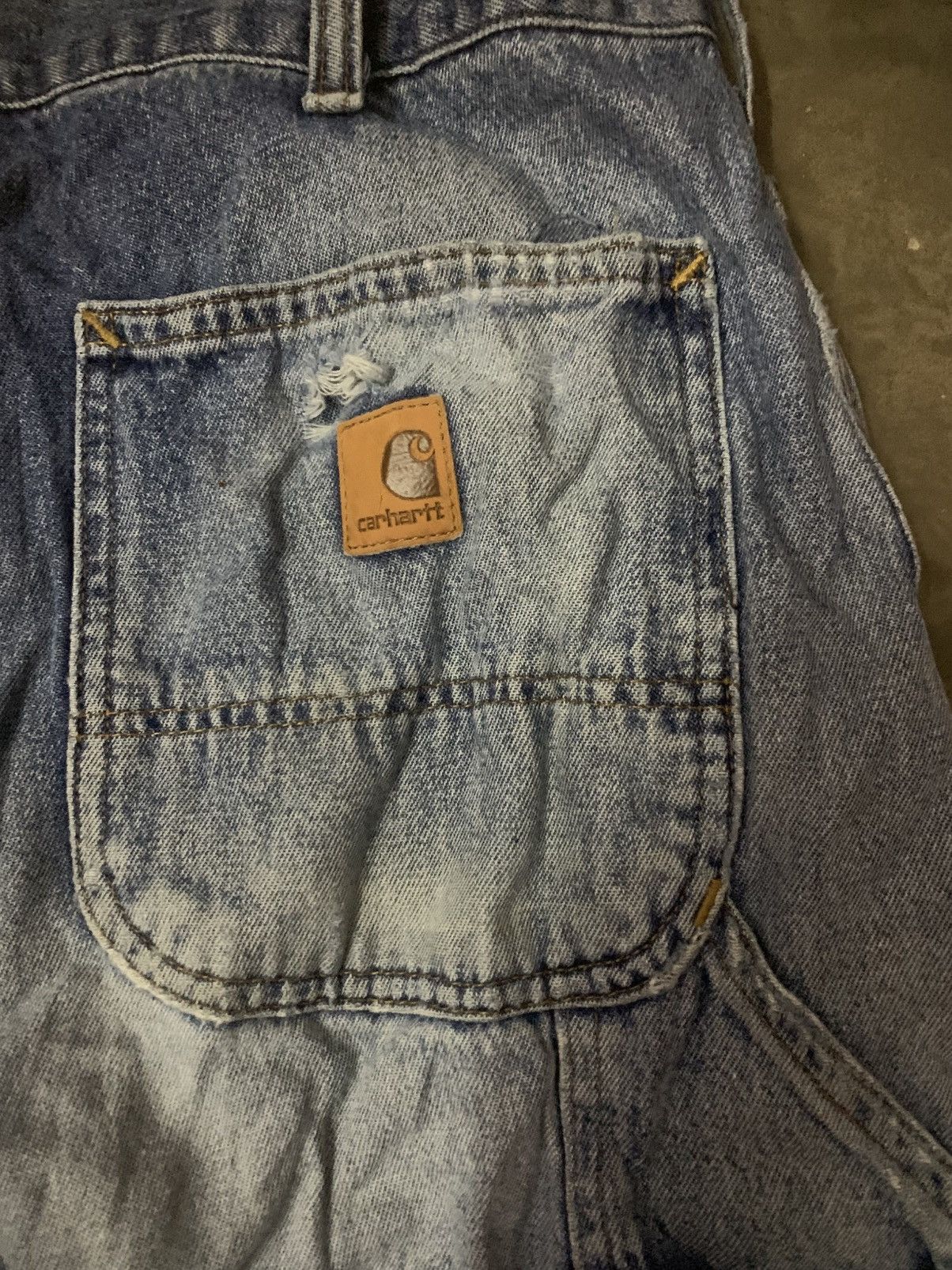 Carhartt Vintage Carhatt Double Knee Flare Denim Jeans Size US 34 / EU 50 - 12 Thumbnail