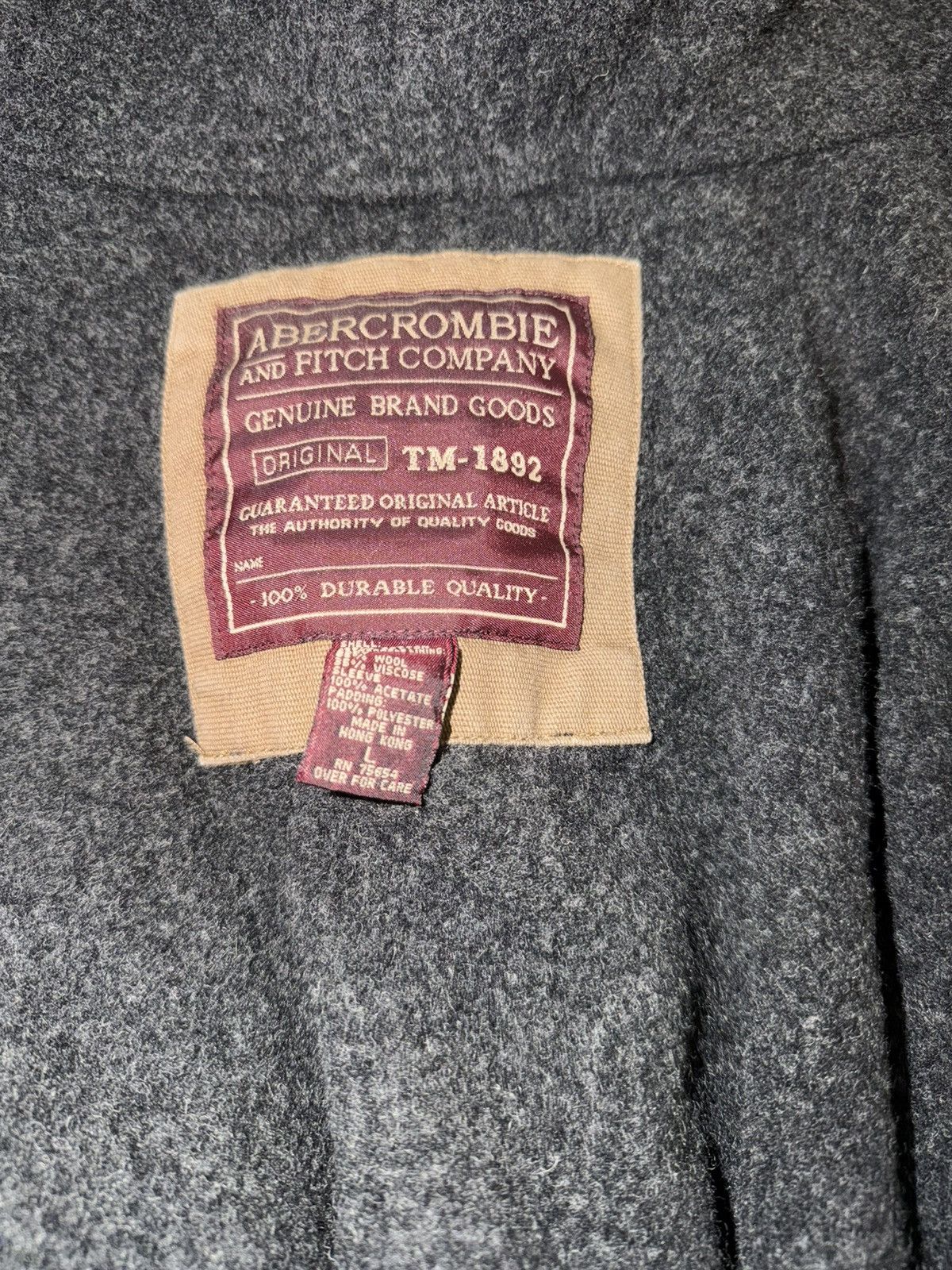 Abercrombie & Fitch Vintage Abercrombie & Fitch Brown Heavyweight Jacket Size L Size US L / EU 52-54 / 3 - 2 Thumbnail