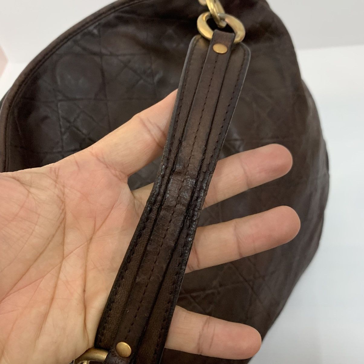 Christian Dior Monsieur Christian Dior Leather Shoulder Bag Size ONE SIZE - 11 Thumbnail
