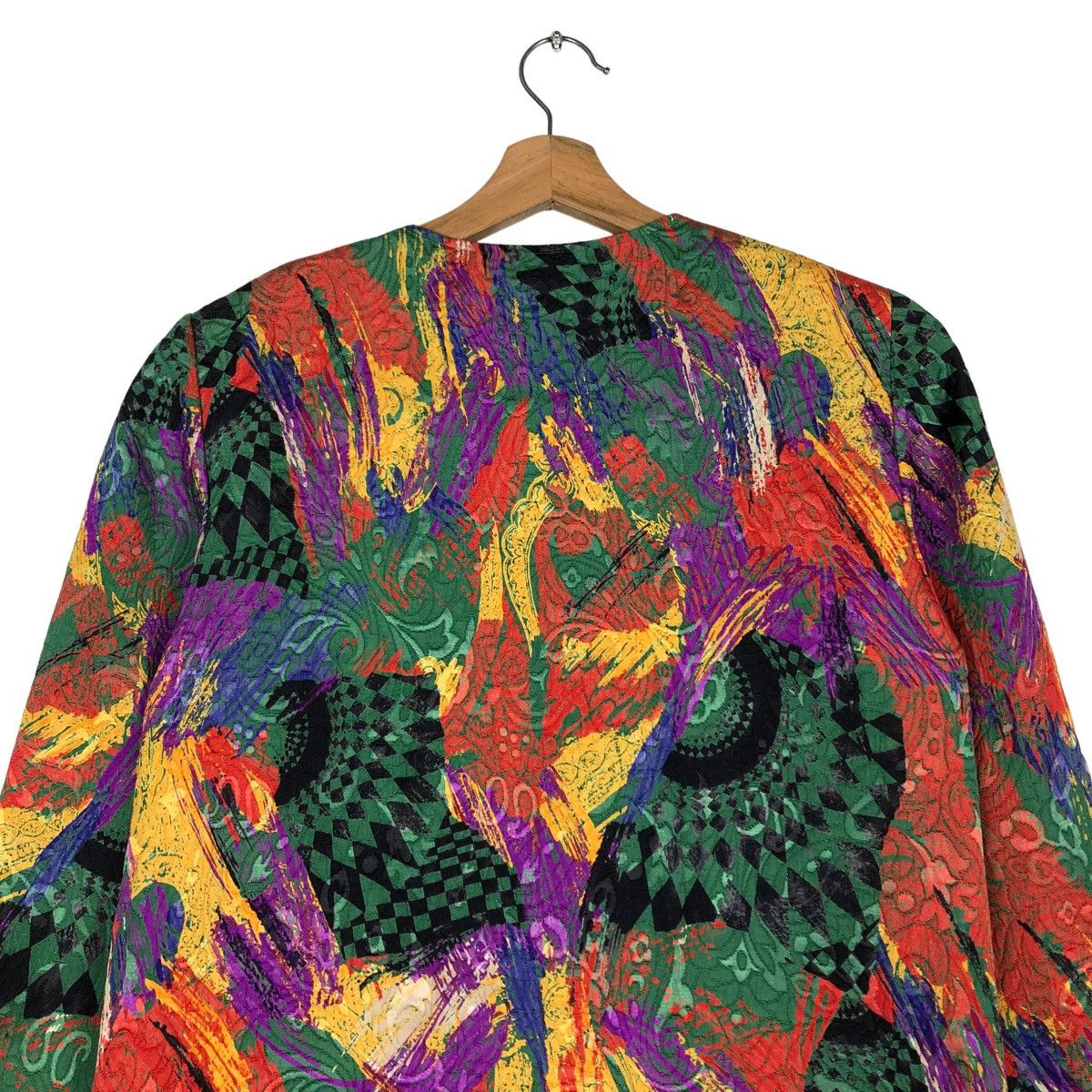 Japanese Brand VINTAGE COLOURFULL JACKET ART DESIGN TOPTOPOLO ISSEY MIYAKE Size US M / EU 48-50 / 2 - 9 Thumbnail