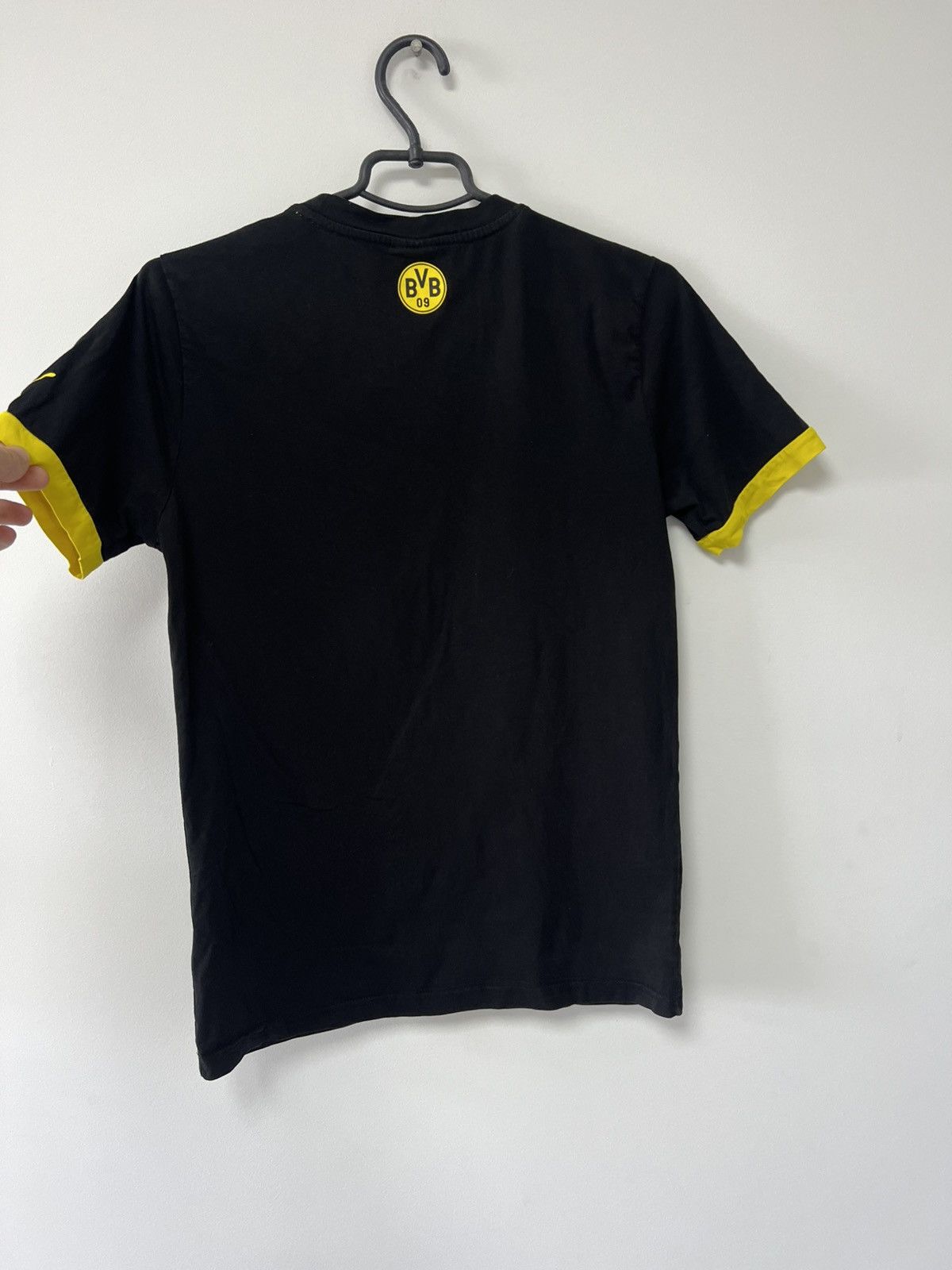 Puma Borussia Dortmund Training T shirt Cotton BVB Puma Black S Size US S / EU 44-46 / 1 - 18 Thumbnail