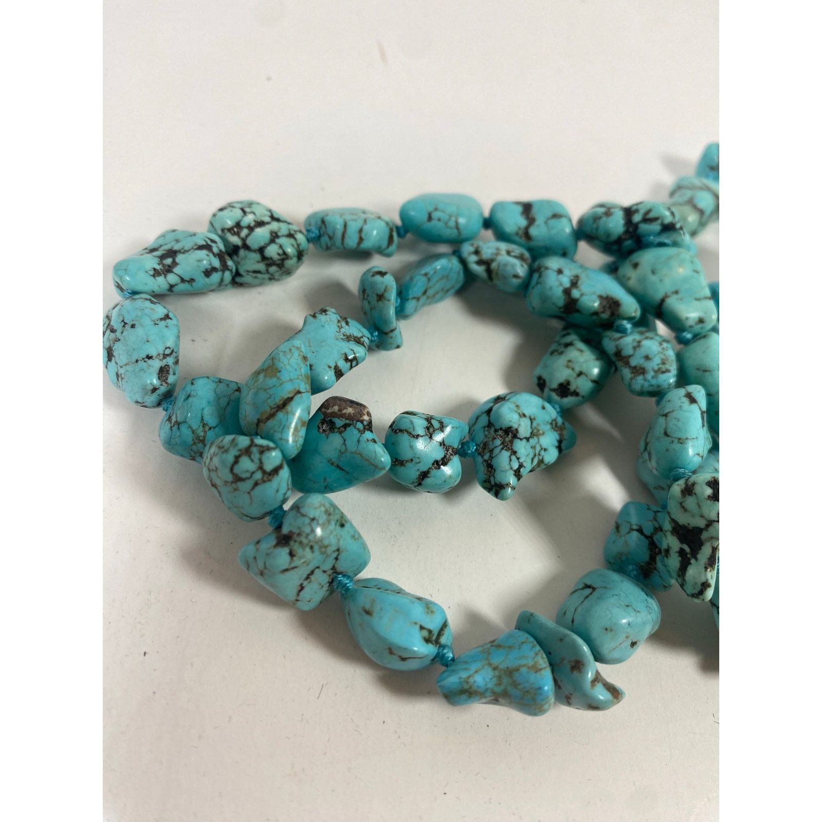 Other Turquoise Nugget Necklace Native American Southwest Indian Size ONE SIZE - 4 Thumbnail