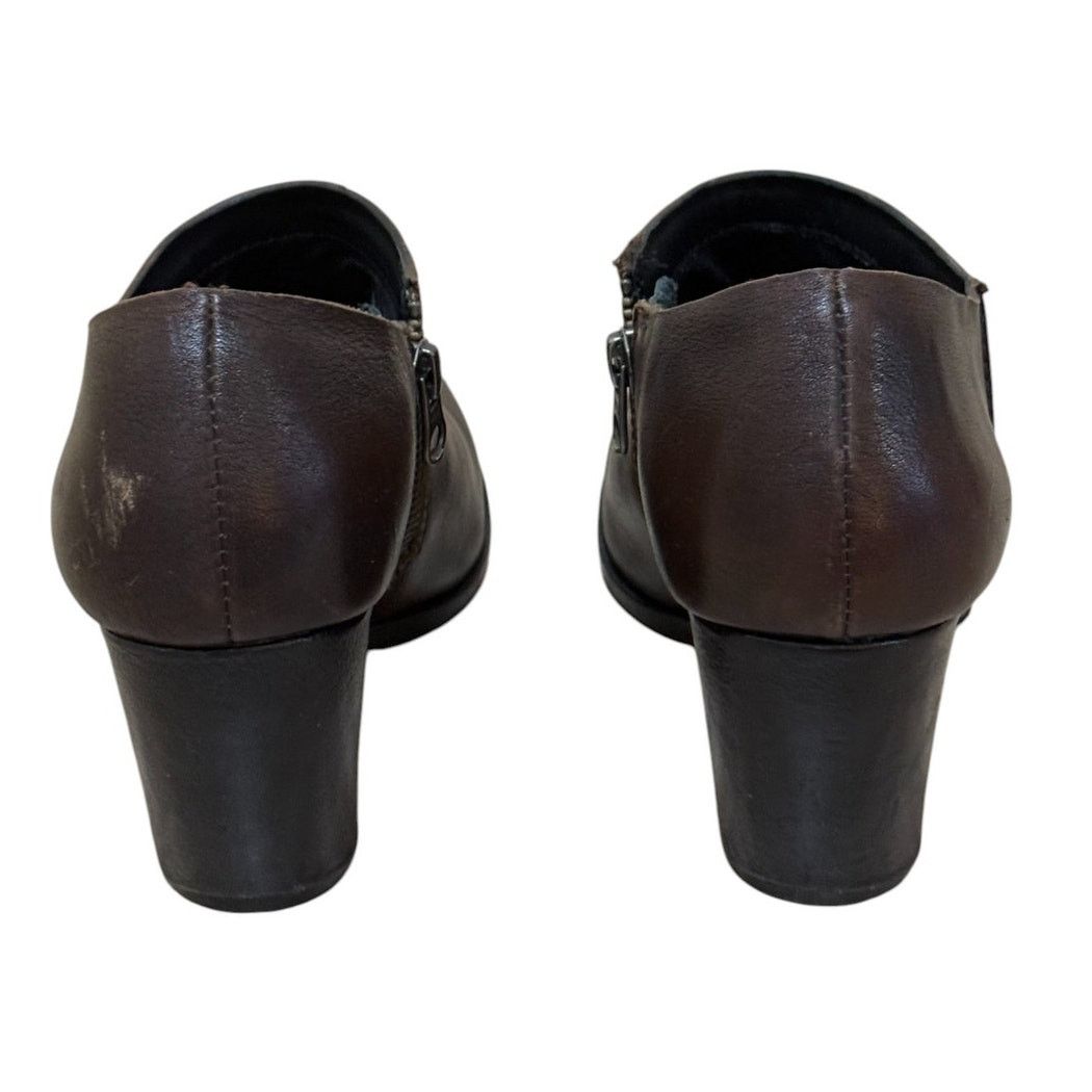 Kork-Ease Kork Ease Boots Women 7.5 Brown Maroon Wedge Ankle Leather Size US 7.5 / IT 37.5 - 6 Thumbnail