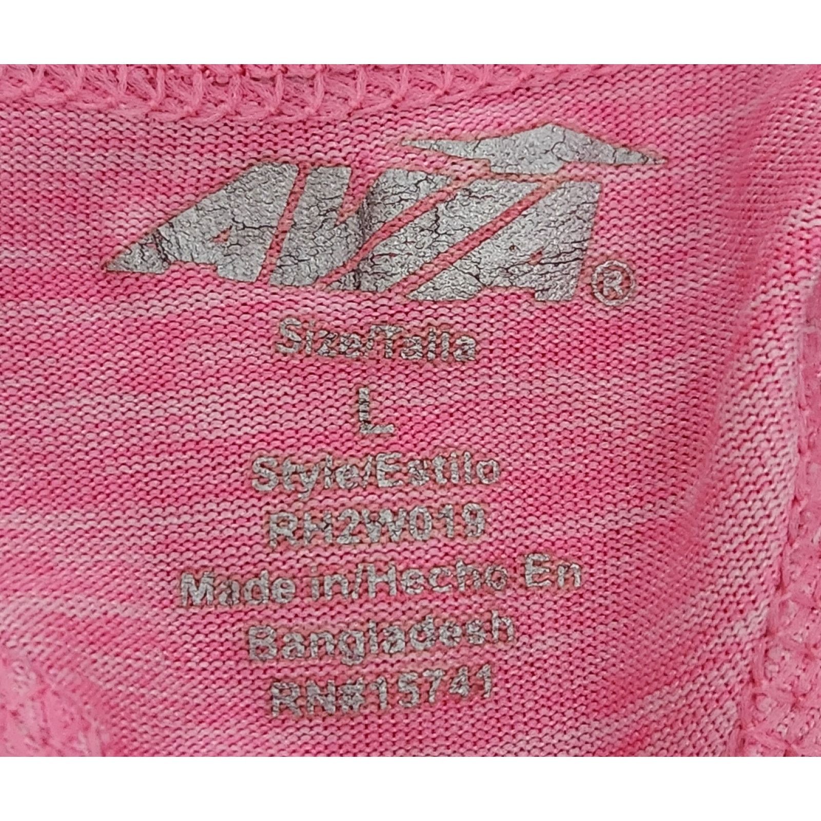 Avia Avia Pink Racerback Sleeveless Round Neck Workout Top Large Size L / US 10 / IT 46 - 3 Thumbnail