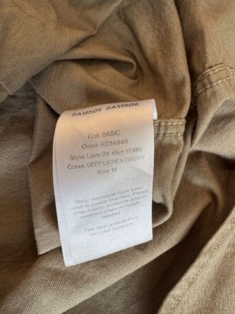 Samsoe Samsoe Green cotton shirt Size US M / EU 48-50 / 2 - 3 Thumbnail