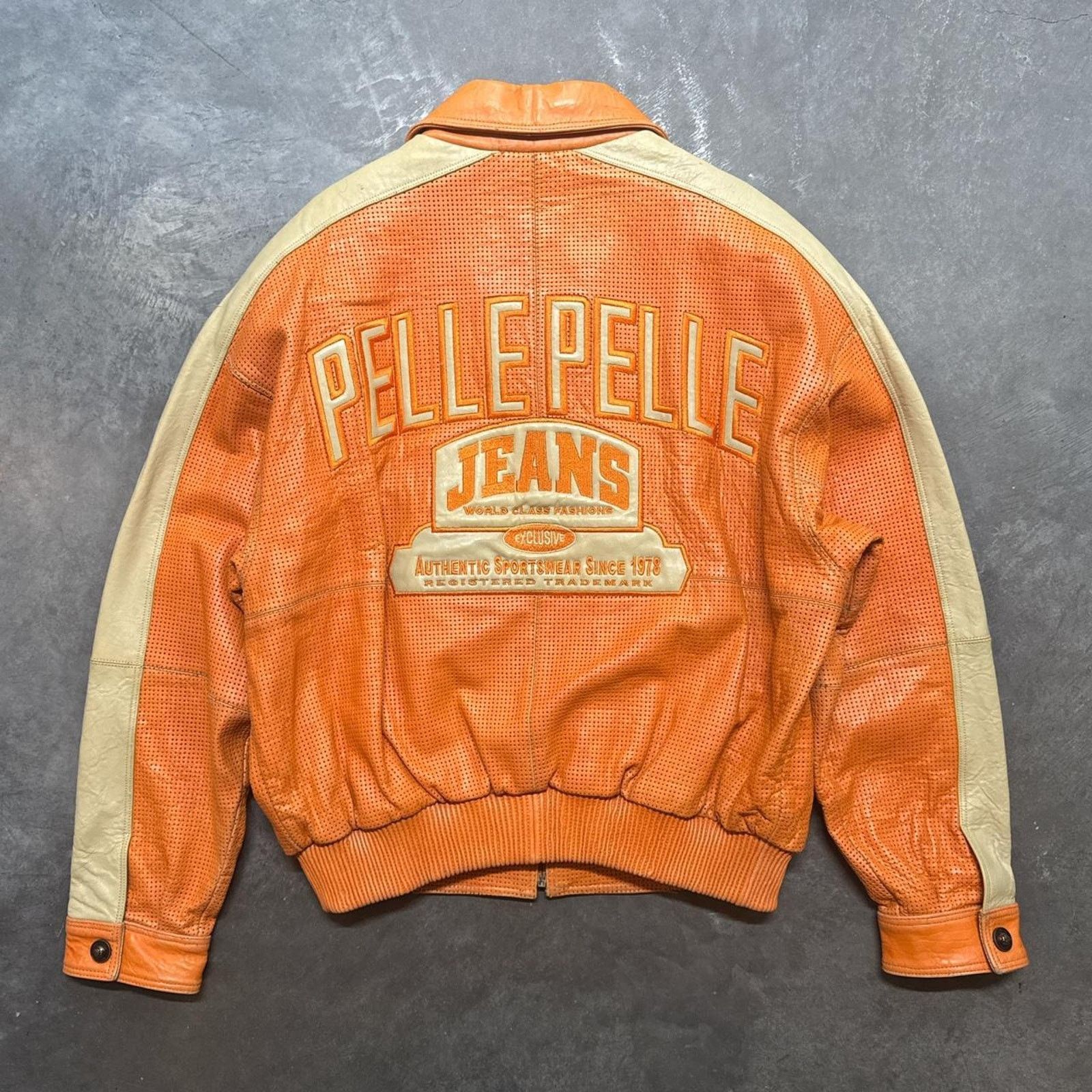 Pelle Pelle × Vintage Vintage Pelle Pelle March Buchanan HipHop Rap Leather Jacket Size US M / EU 48-50 / 2 - 1 Thumbnail