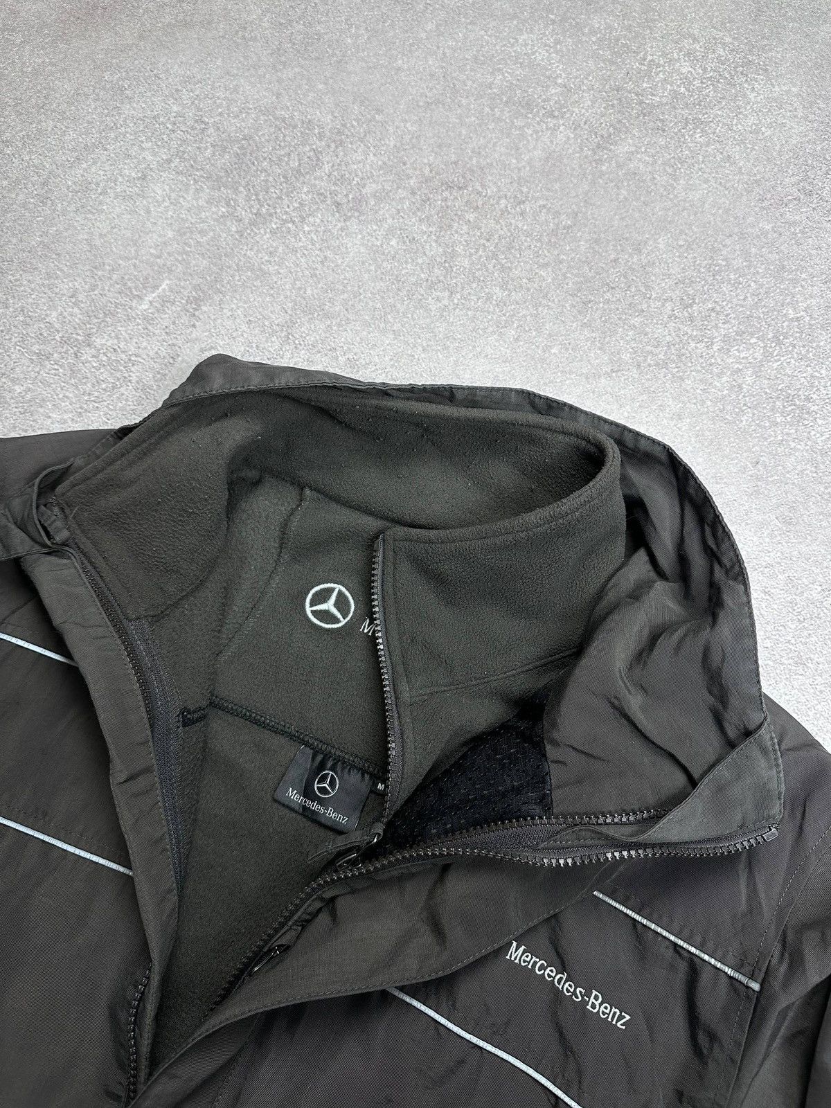 Mercedes-Benz Vintage 2in1 Mercedes Benz Retro Nylon Jacket + Sherpa M Size US M / EU 48-50 / 2 - 10 Thumbnail