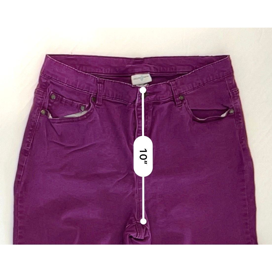 Other Jaclyn Smith Mid Rise Tapered Legs Purple Jeans 14 Ankle Size 36" / US 14 / IT 50 - 4 Thumbnail