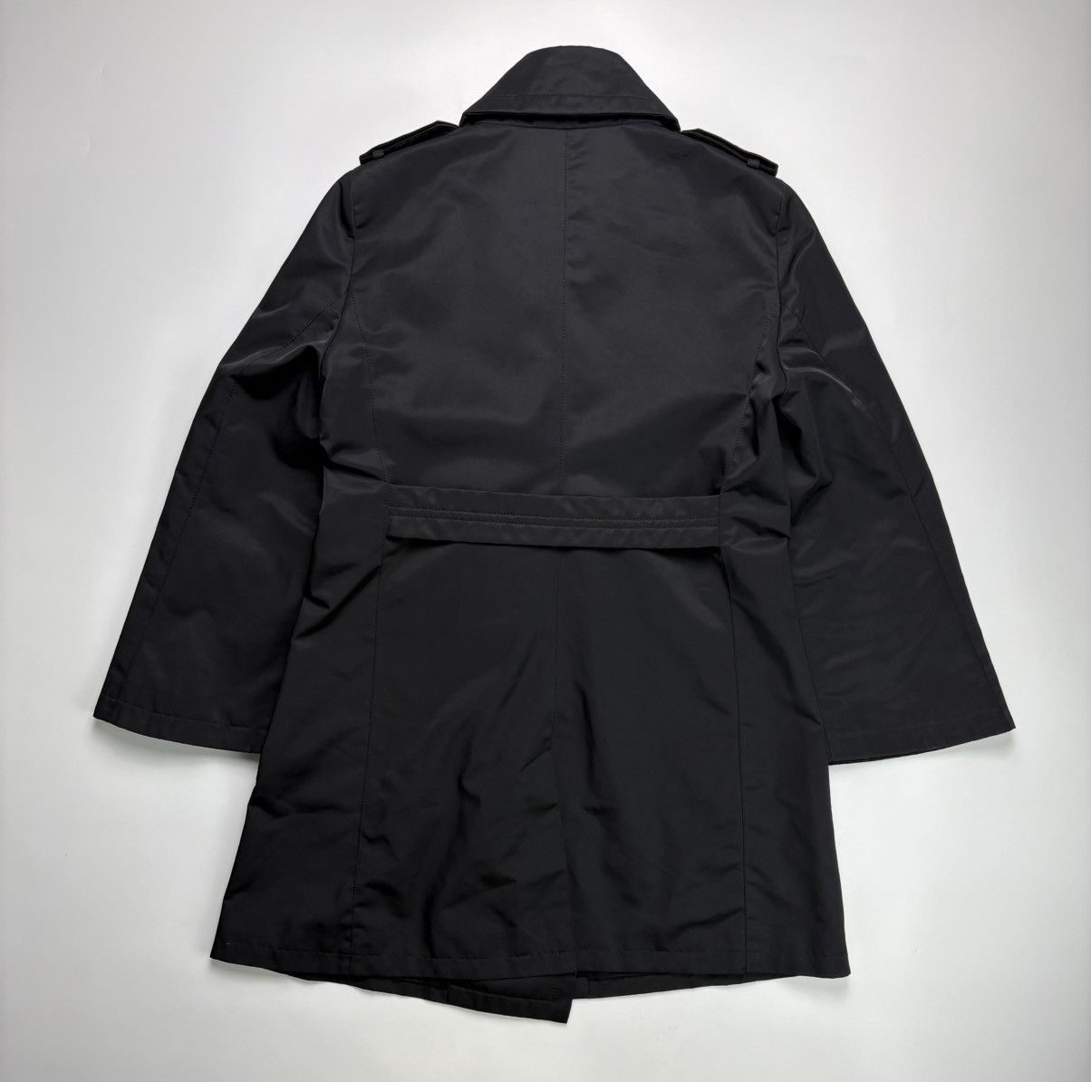 Gucci 1995 Gucci Tom Ford Nylon Trench Coat Size XS / US 0-2 / IT 36-38 - 9 Thumbnail