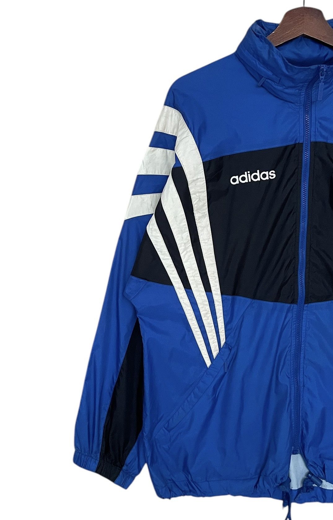 Adidas × Vintage Vintage Brand Adidas FC Bayern Munchen Jacket 1990s Size US L / EU 52-54 / 3 - 3 Thumbnail