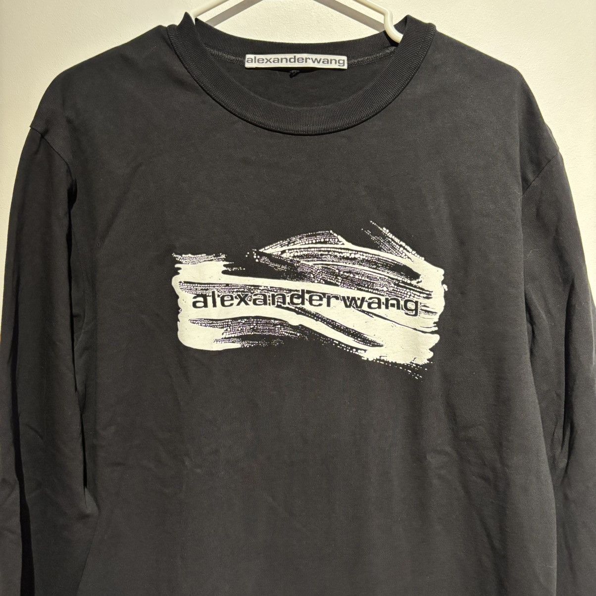 Alexander Wang Black Soap Suds Long Sleeve T-Shirt 2022 Size US S / EU 44-46 / 1 - 3 Thumbnail