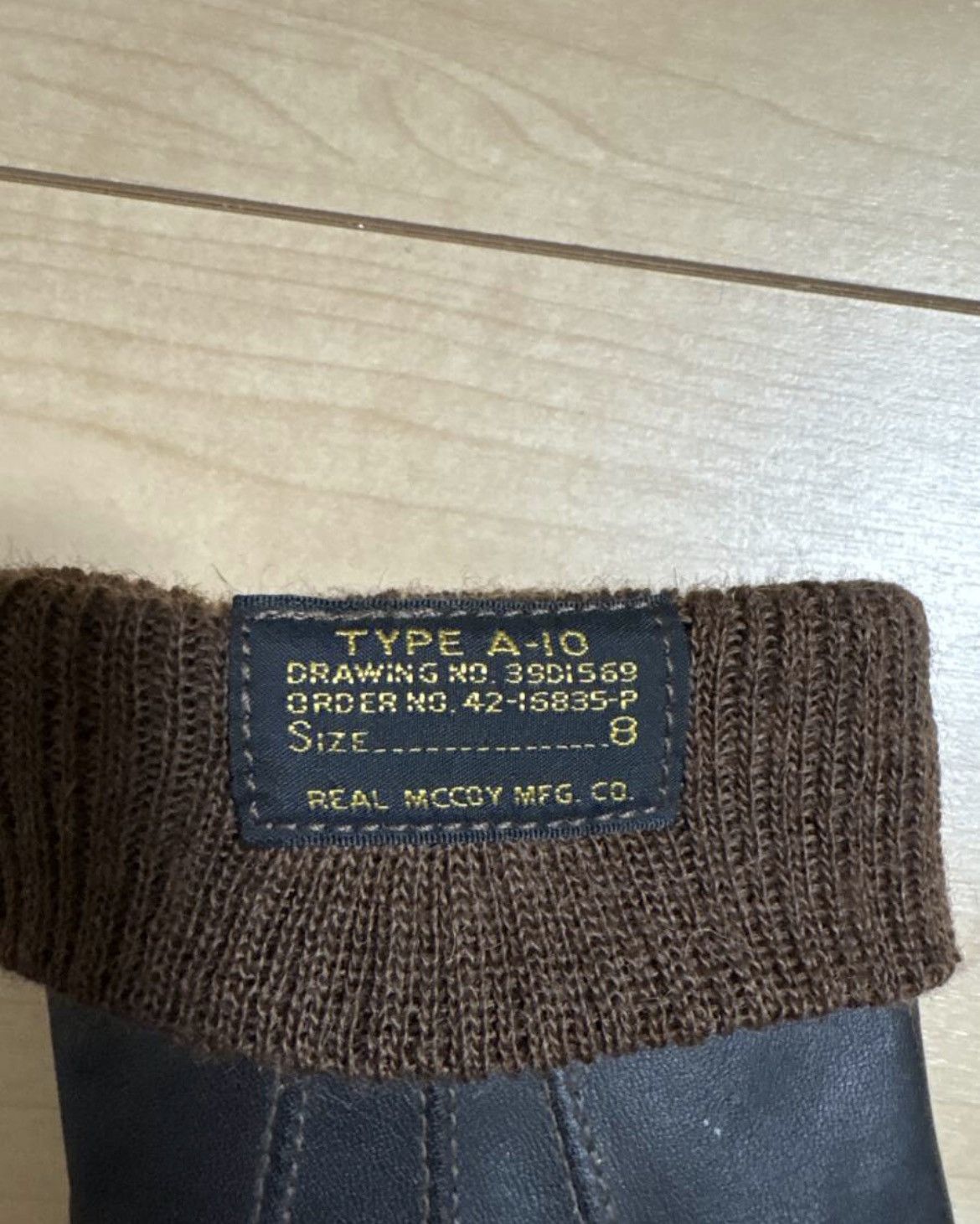 The Real McCoy's The Real Mccoys A-10 Glove Horsehide Size 28 - 3 Thumbnail