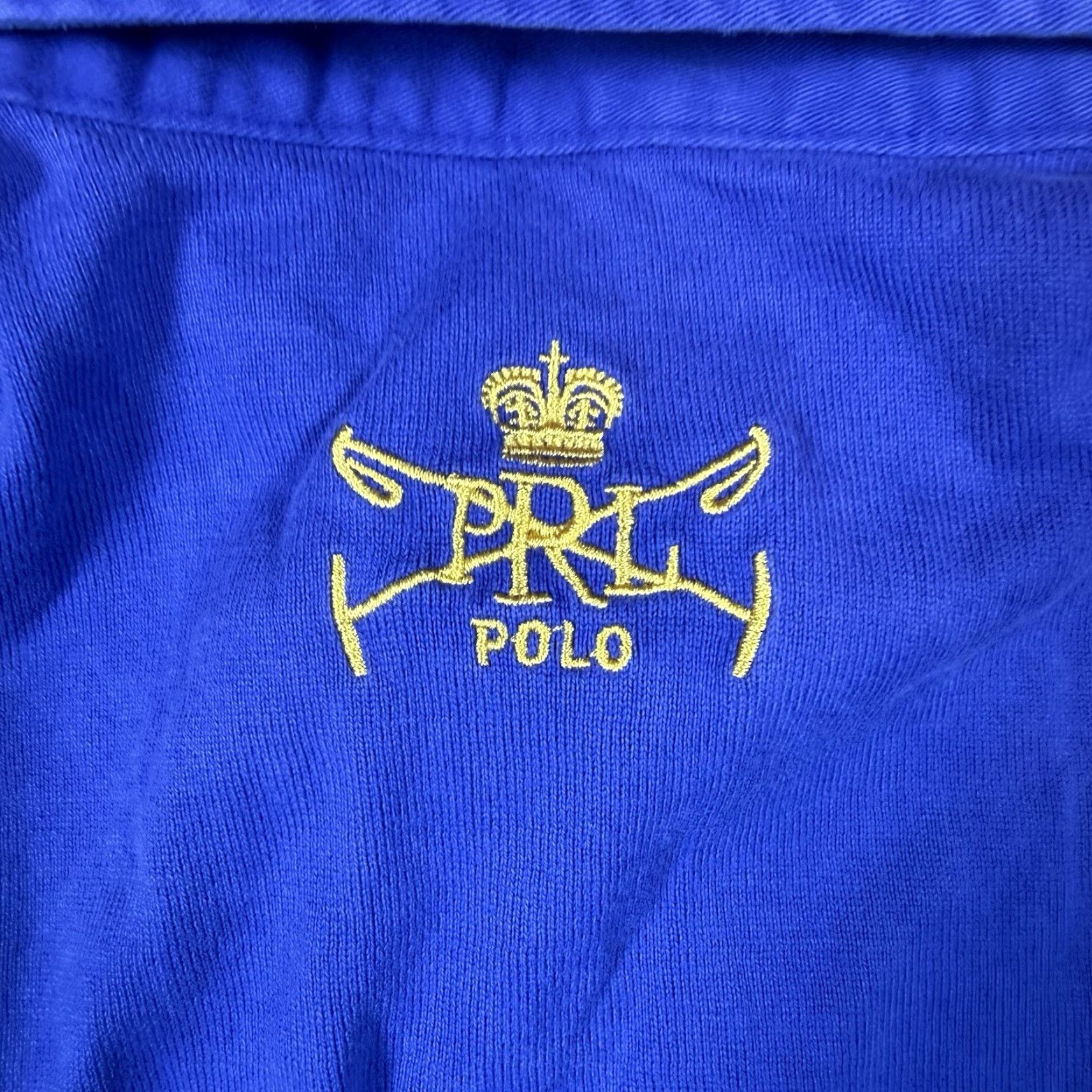 Ralph Lauren Ralph Lauren Polo Rugby Shirt XXL Purple Embroidered Equestrian NYC Men Long Sleeve Size US XXL / EU 58 / 5 - 4 Thumbnail