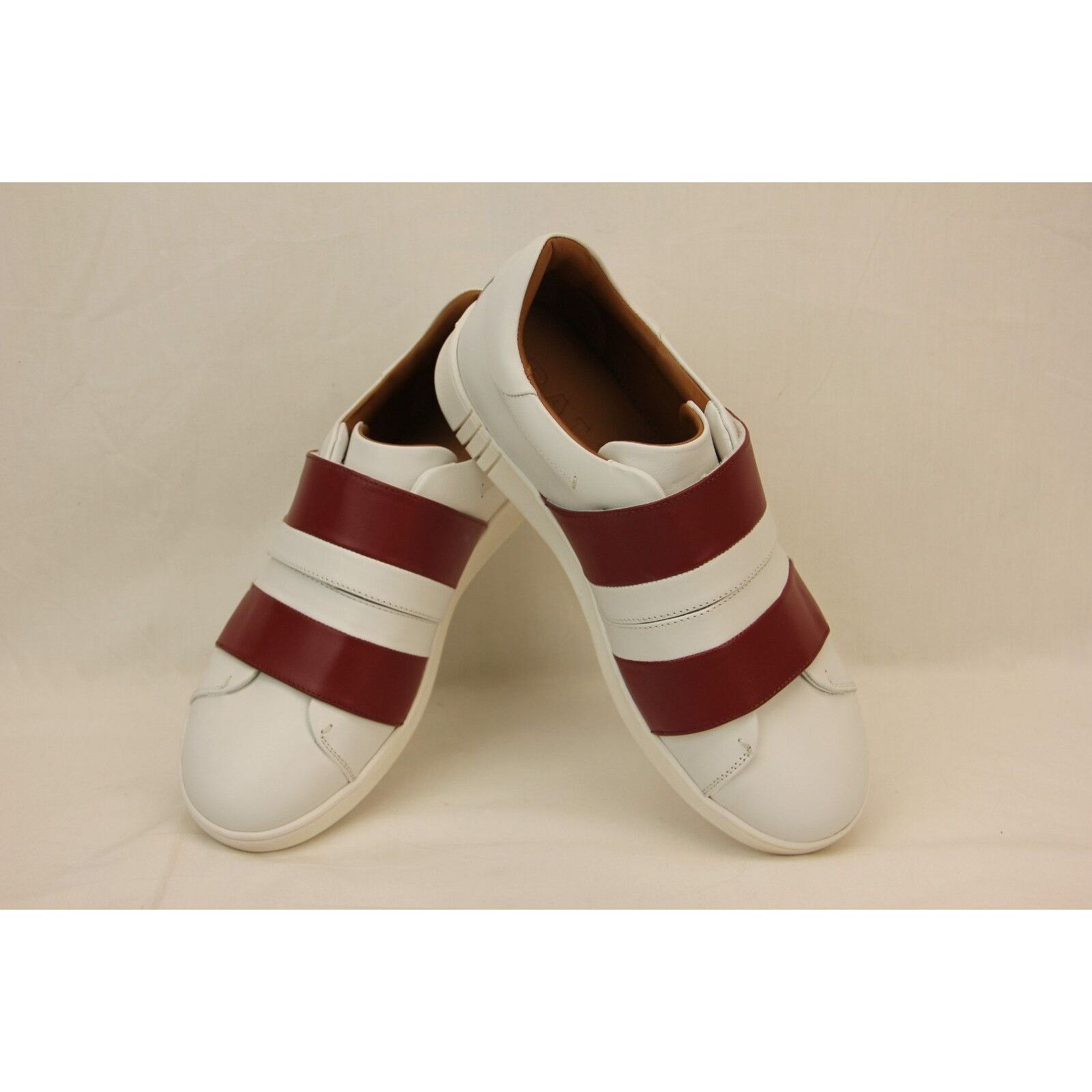 Bally WILLET WHITE RED LEATHER LOGO SWISS SNEAKERS 12 US 45 ITALY Size US 12 / EU 45 - 11 Thumbnail