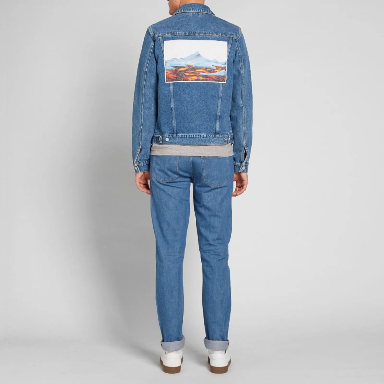 Kenzo Kenzo Medium Wash Denim Jacket with Patches Size US M / EU 48-50 / 2 - 5 Thumbnail