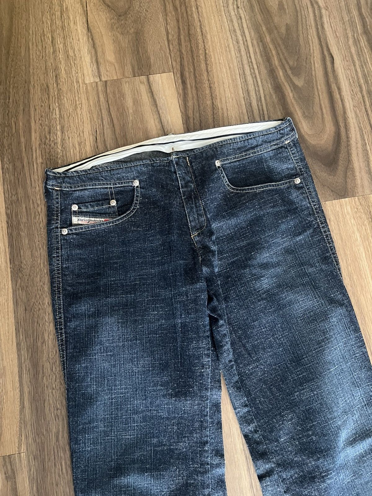 Diesel Vintage Diesel Women’s Flared Jeans Navy Y2K size 30 Size 30" / US 8 / IT 44 - 2 Thumbnail