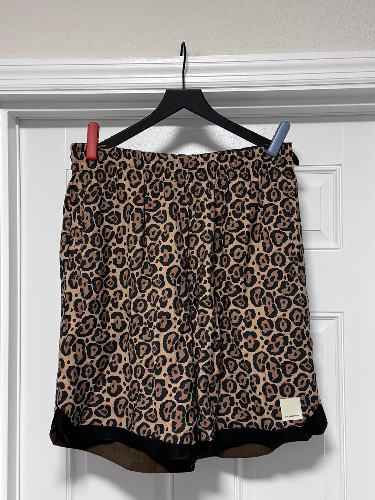 Emporio Armani NWT Emporio Armani Reversible Leopard Print Bermuda Shorts Size US 34 / EU 50 - 7 Thumbnail