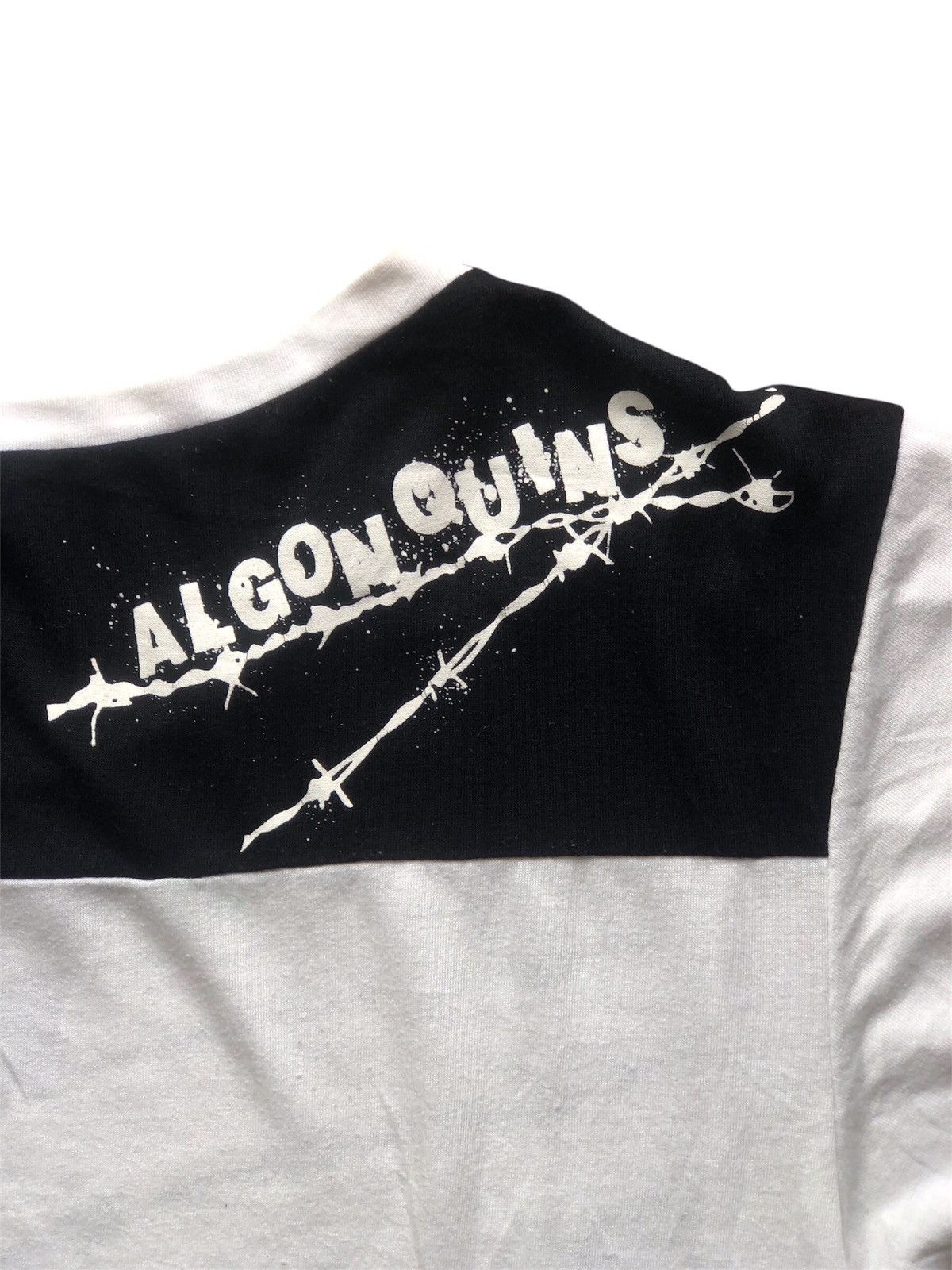Japanese Brand ALGONQUINS Full Print Punk Design Distressed Shirt Size US L / EU 52-54 / 3 - 8 Thumbnail