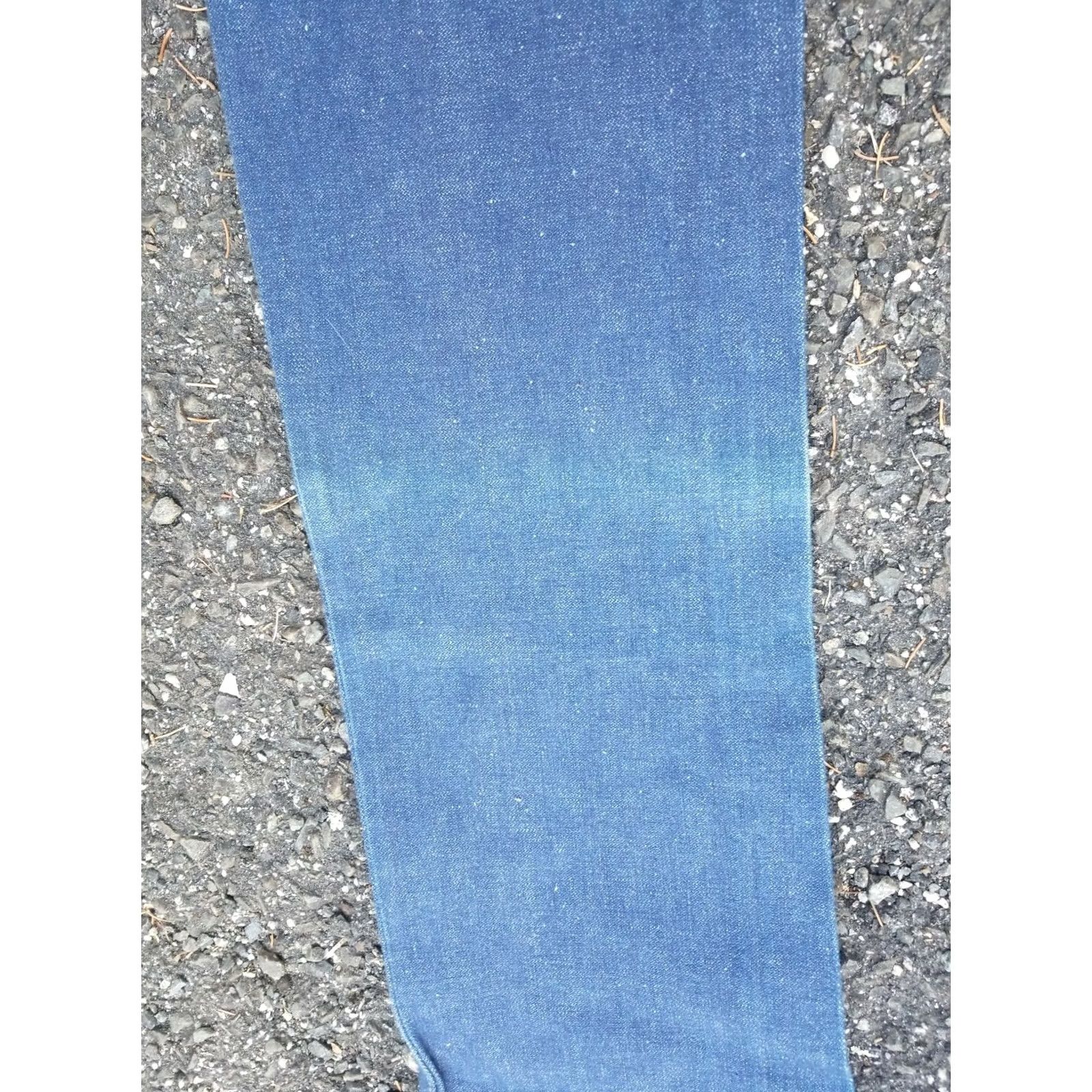 Wrangler VINTAGE Wrangler Jeans Denim 30x36 Blue 14 oz PLUS Mens 5-Pocket Design Belt Loops High Rise Metal Logo Cowboy Cotton Denim GuM Size US 30 / EU 46 - 7 Thumbnail