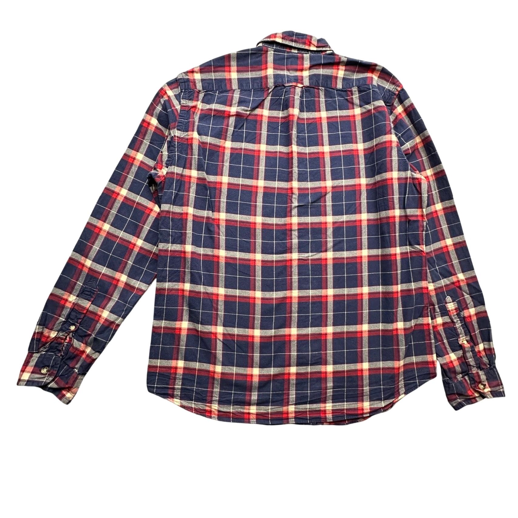 J.Crew J. Crew Mens Oxford Shirt Large Slim Blue Button-Down Long Sleeve Plaid Shirt Size US L / EU 52-54 / 3 - 7 Thumbnail