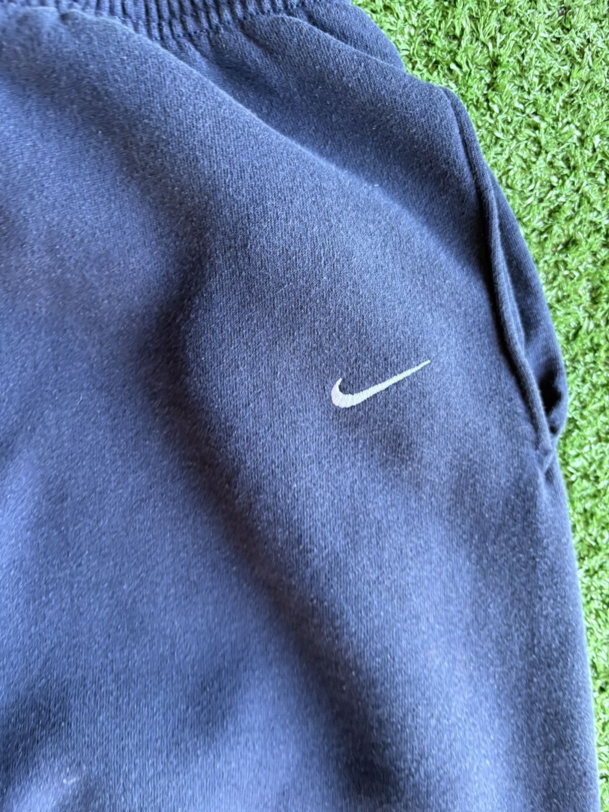 Nike × Vintage Vintage 1990s Nike Made in USA Navy Sweatpants Size US 33 - 5 Thumbnail