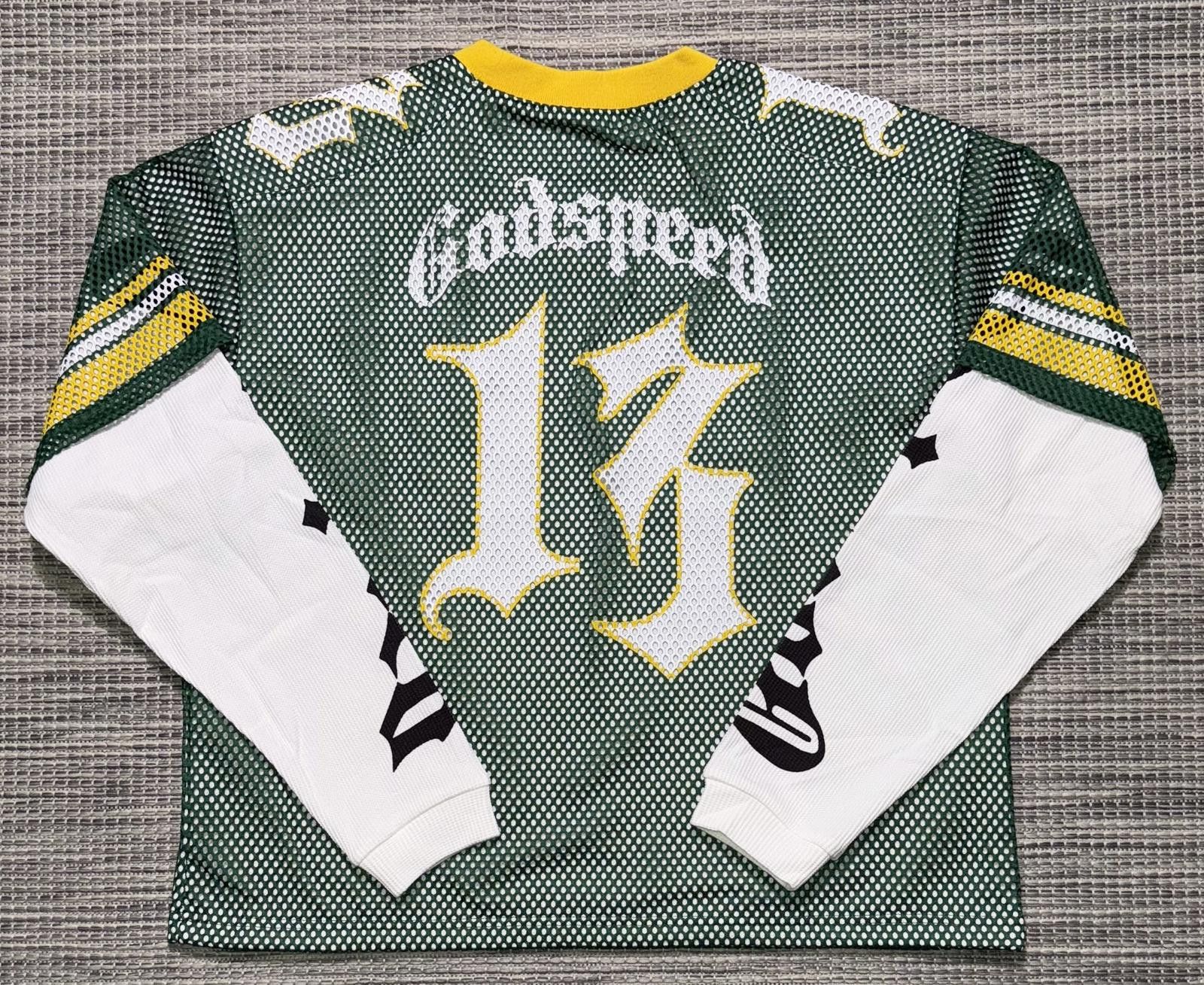 Godspeed Godspeed Green/Yellow TD Layered Men's Long Sleeve Jersey Size US XL / EU 56 / 4 - 4 Thumbnail