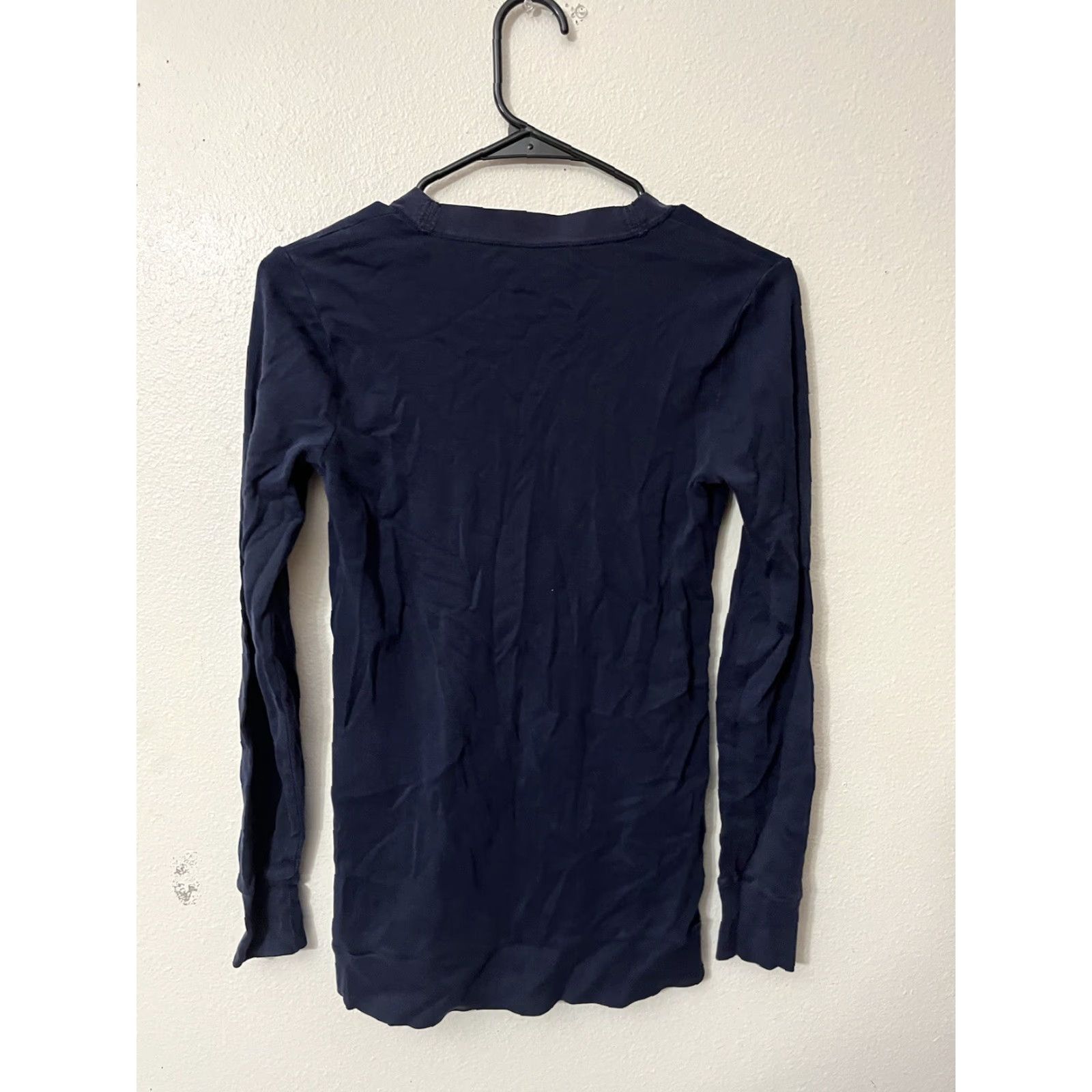 J.Crew J.CREW Cardigan Sweater Women Small Blue Knit Cotton Long Sleeve Casual Regular Fit Size S / US 4 / IT 40 - 3 Thumbnail