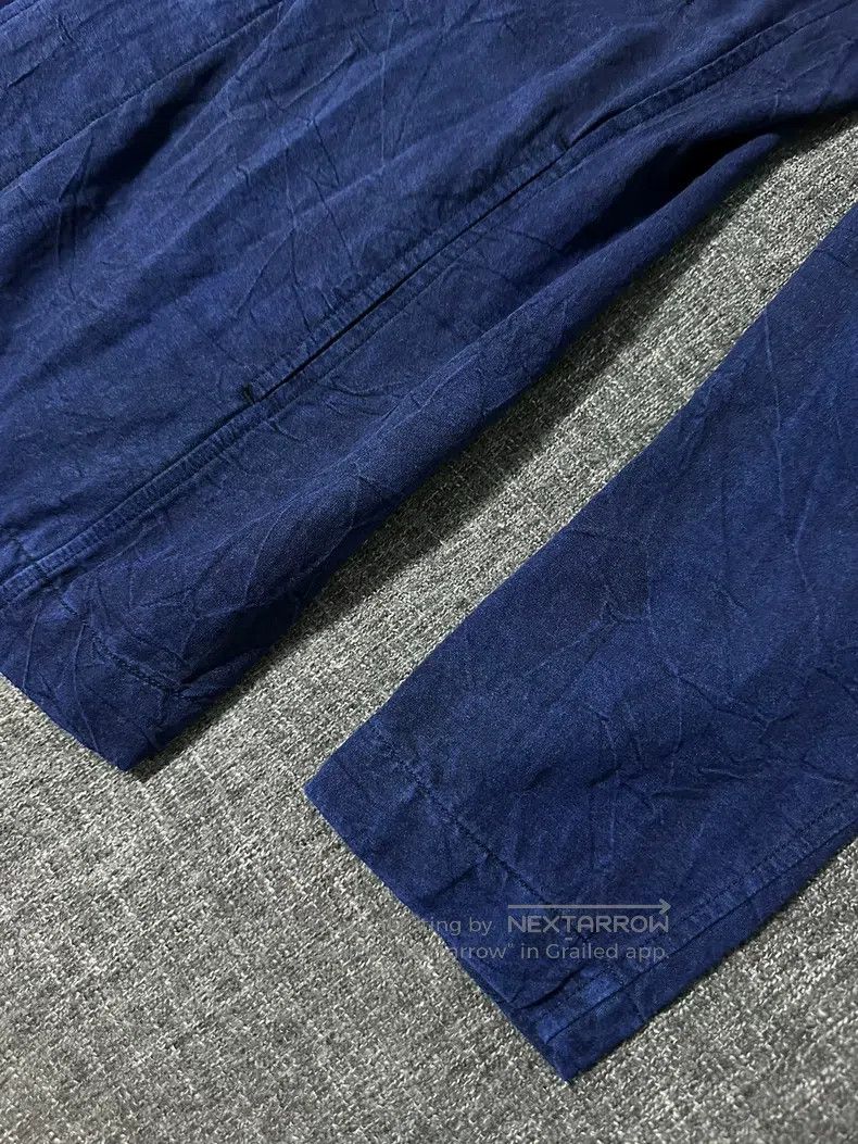 Issey Miyake Issey Miyake Indigo Dyed Linen Special Fabric Men's Casual Size US L / EU 52-54 / 3 - 6 Thumbnail